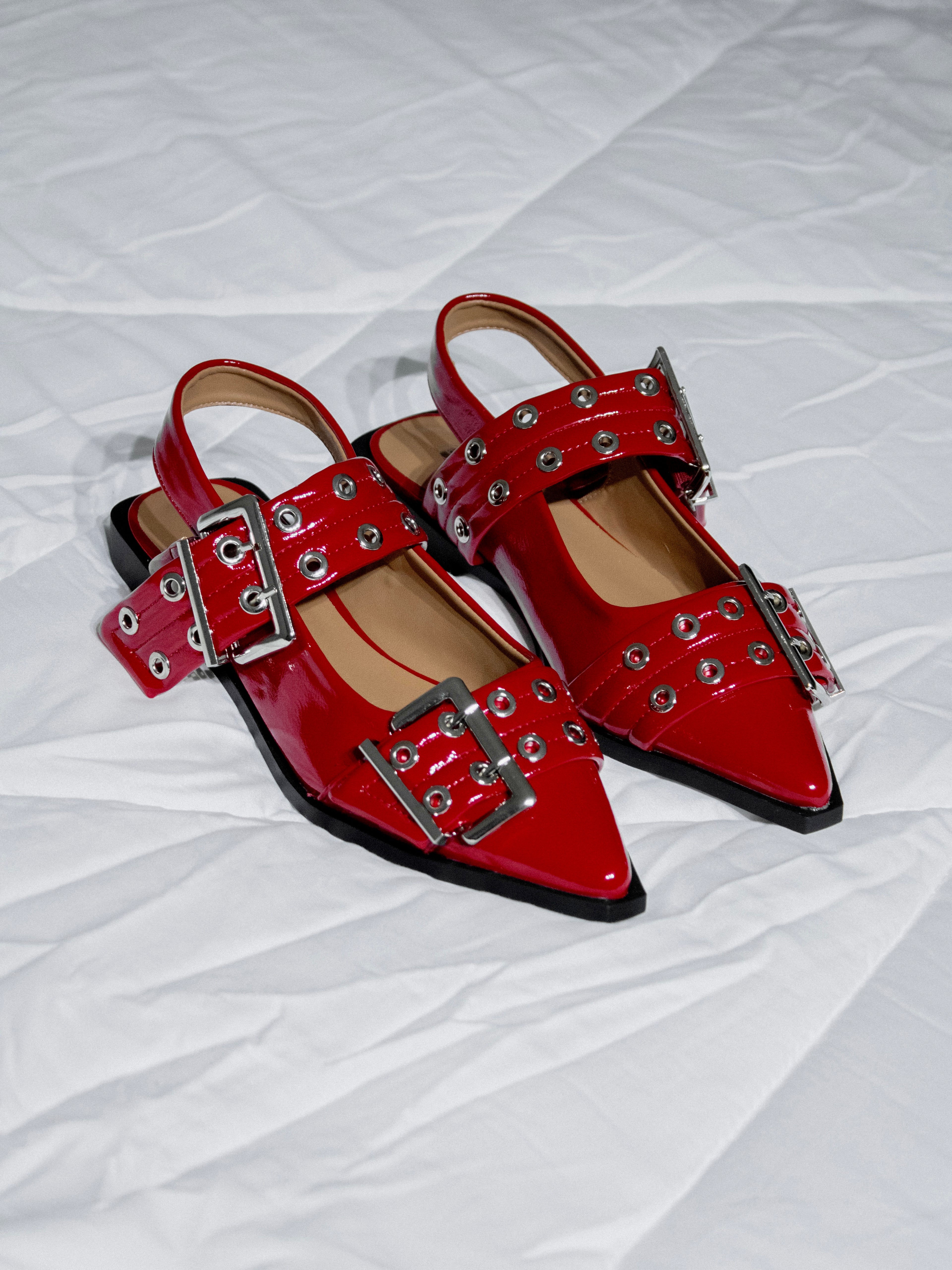 Red Flats Shoes