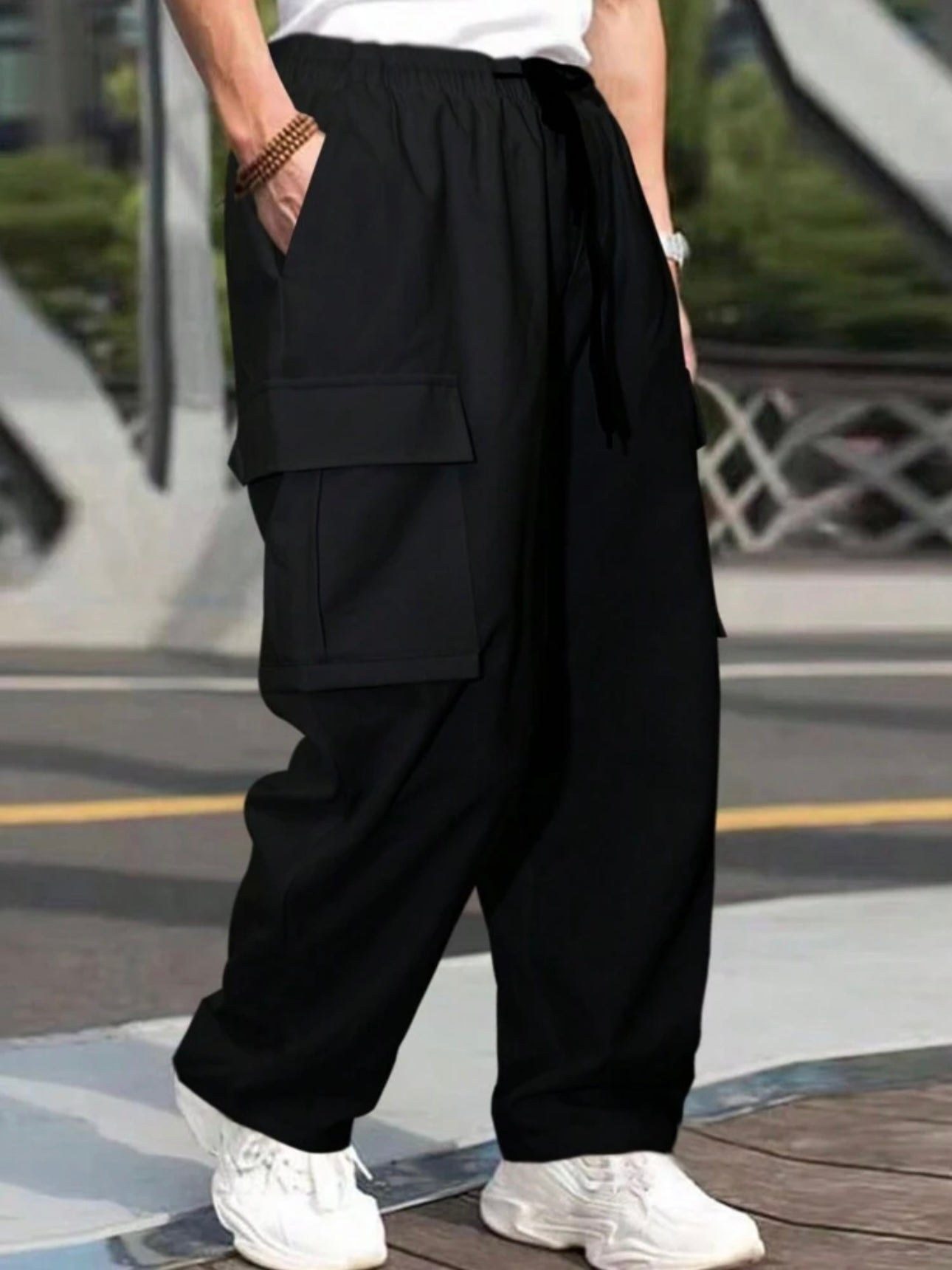 Black Cargo Pants