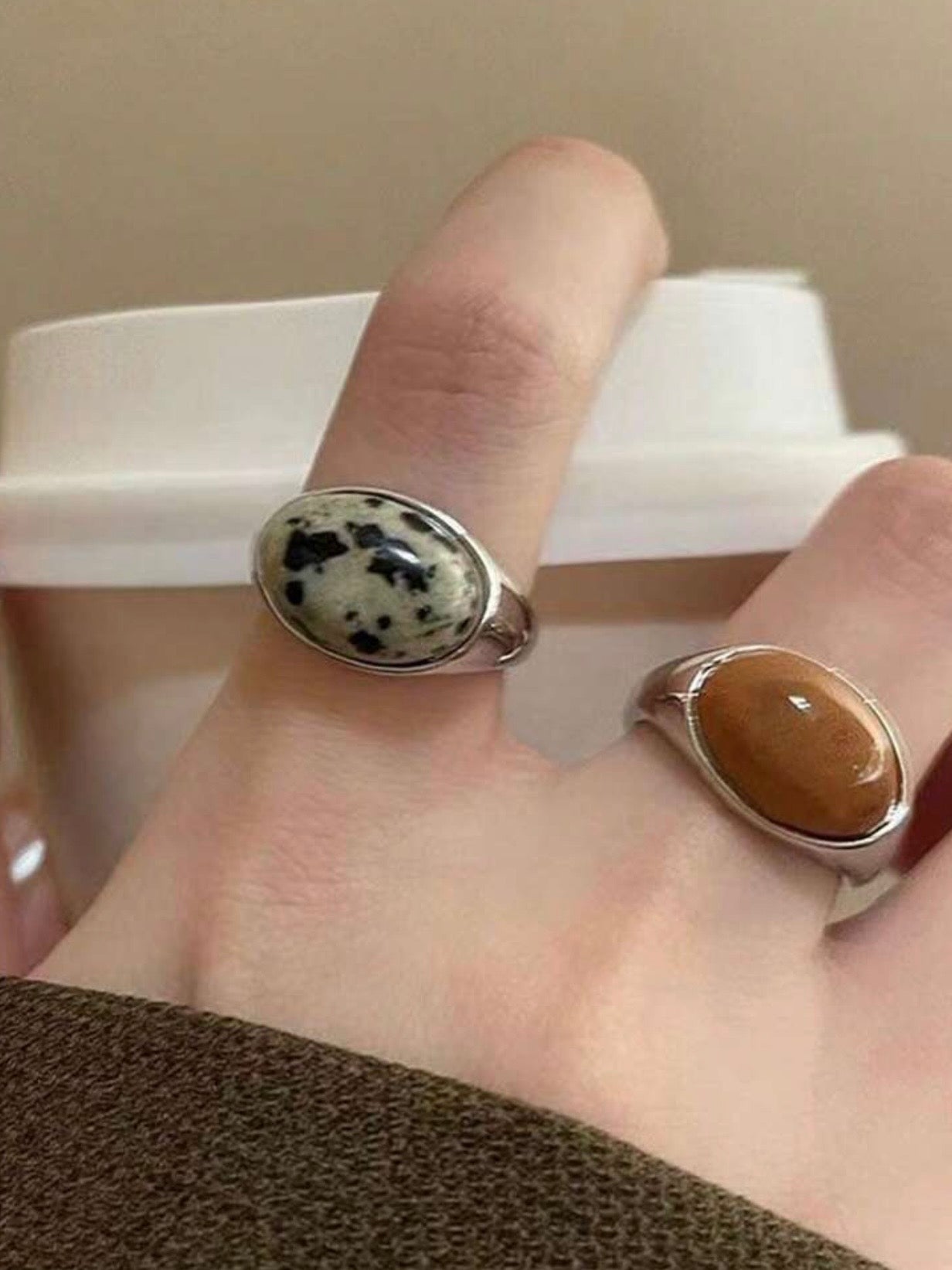 Gemstone Hippy Ring