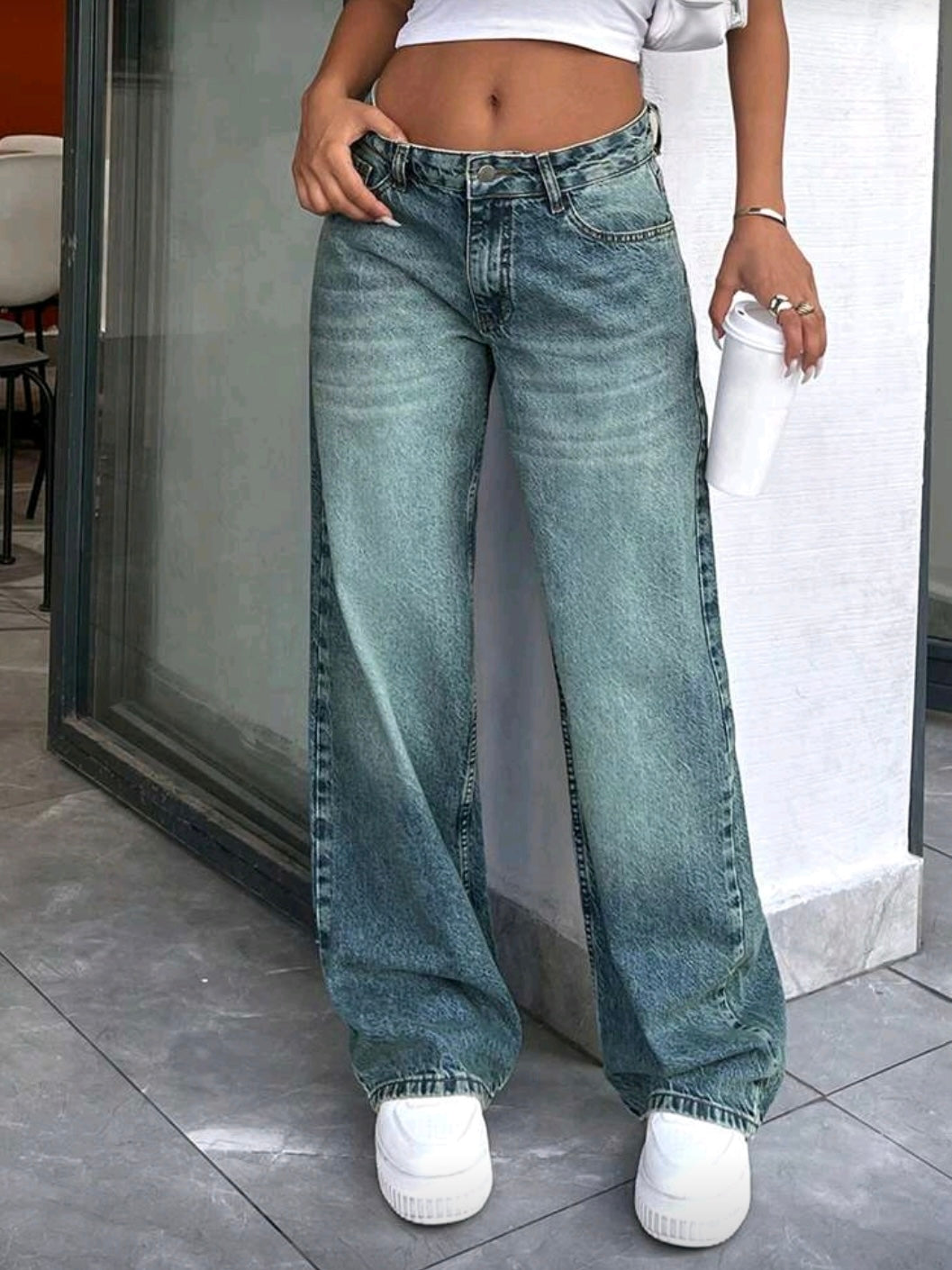 Dirty Low Rise Jeans