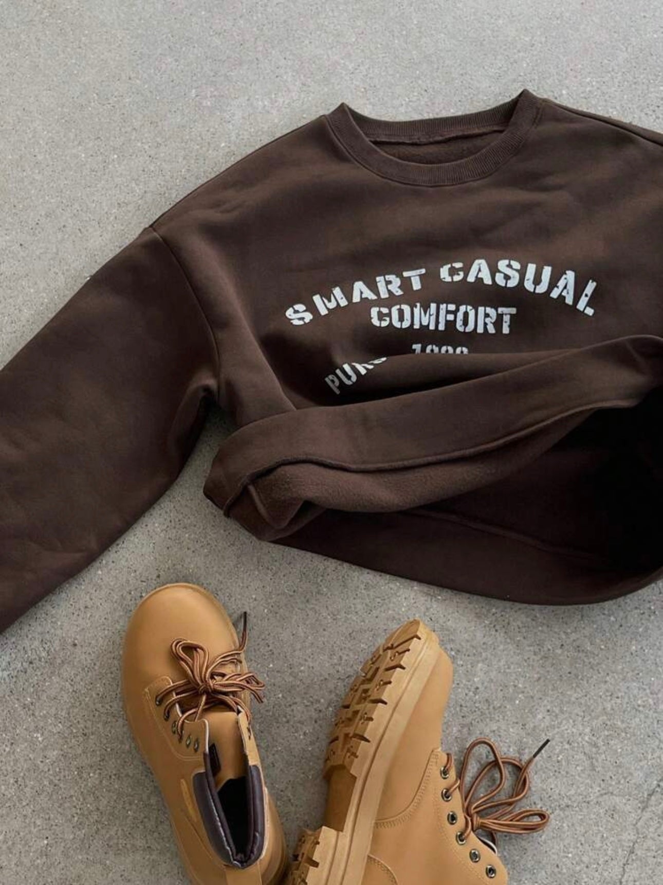 Brown Boxy Sweater