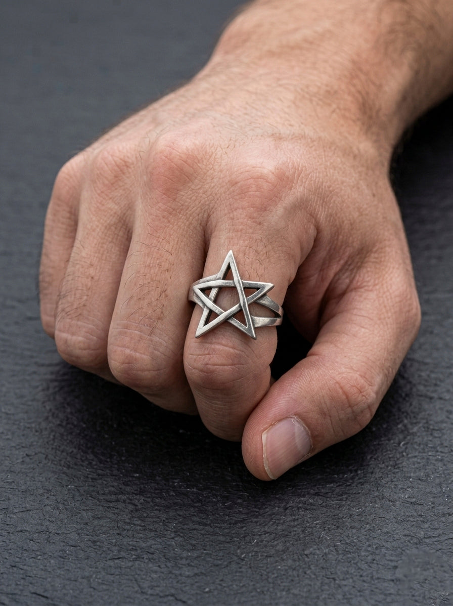 Anillo Star Punk