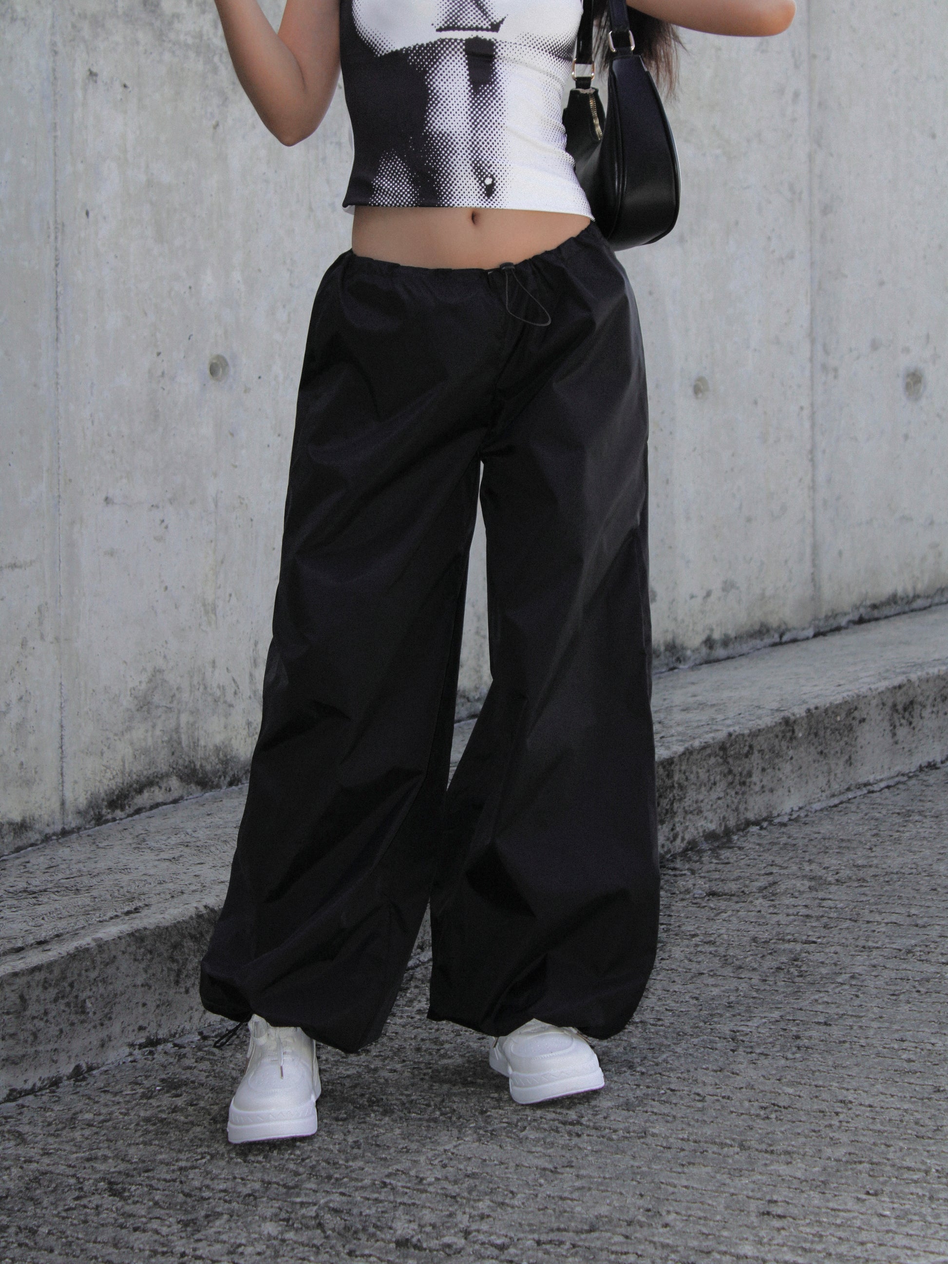 Black Parachute Pants