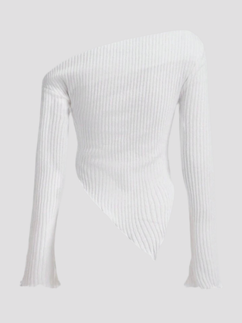 White Asymmetrical Top