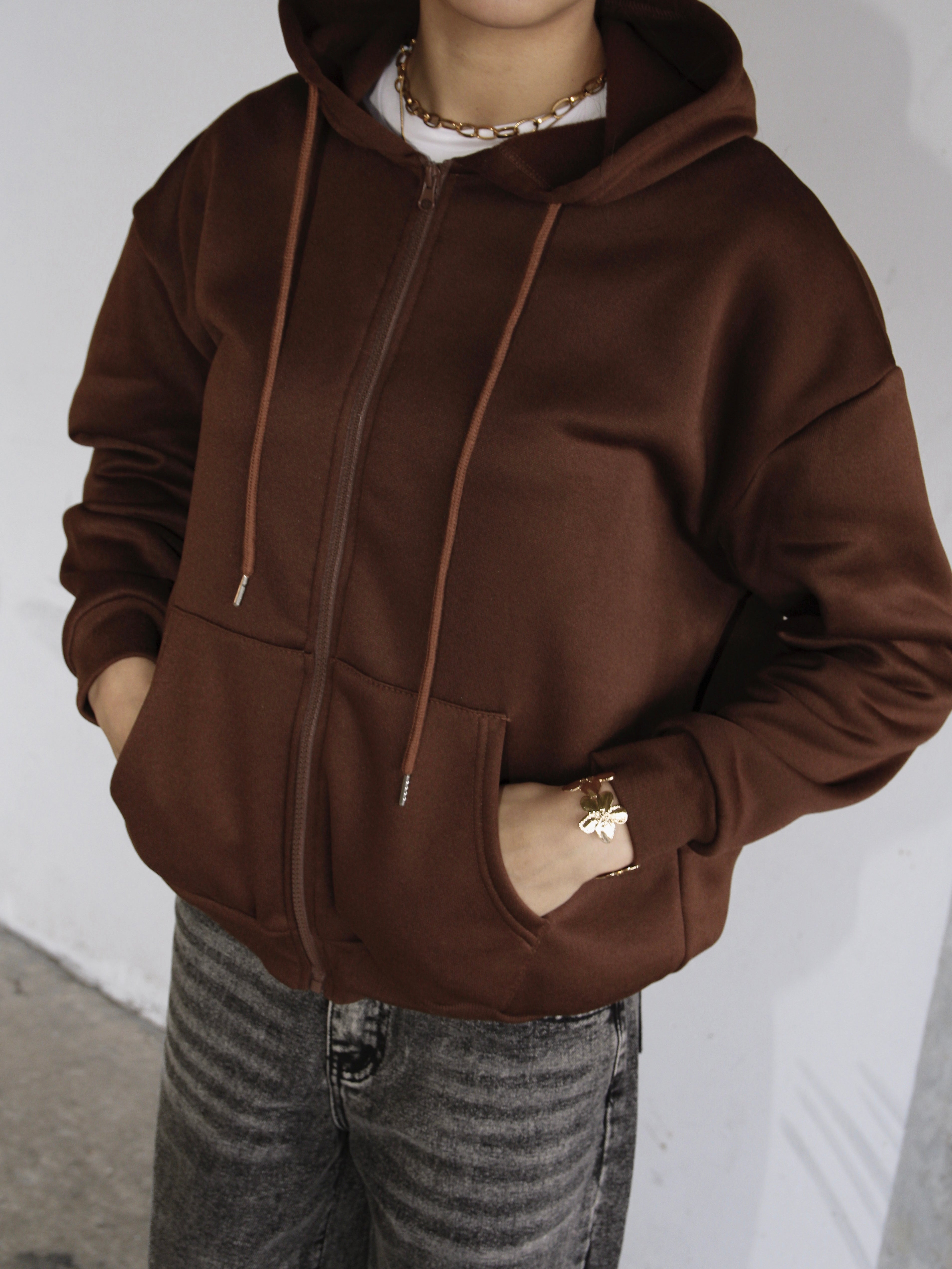 Brown Hoodie