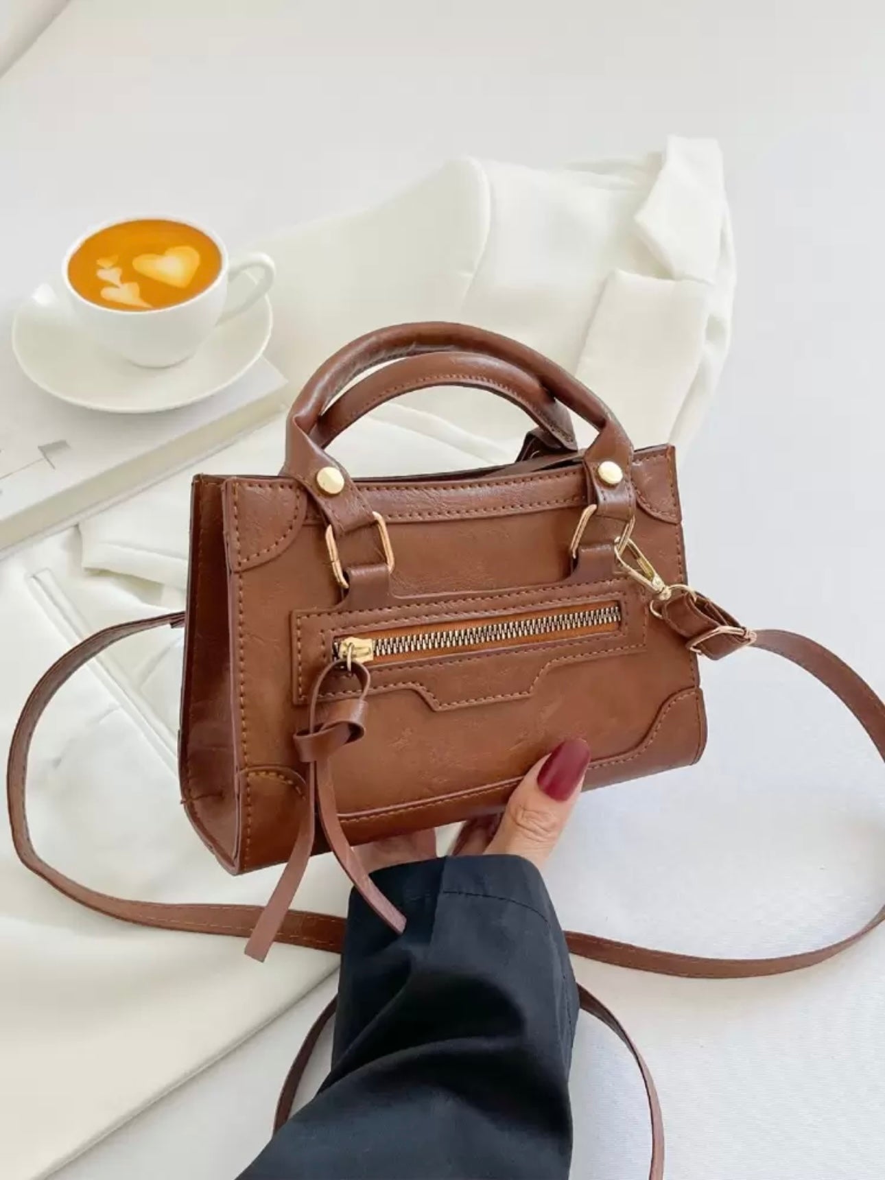 Brown Bandolera Bag