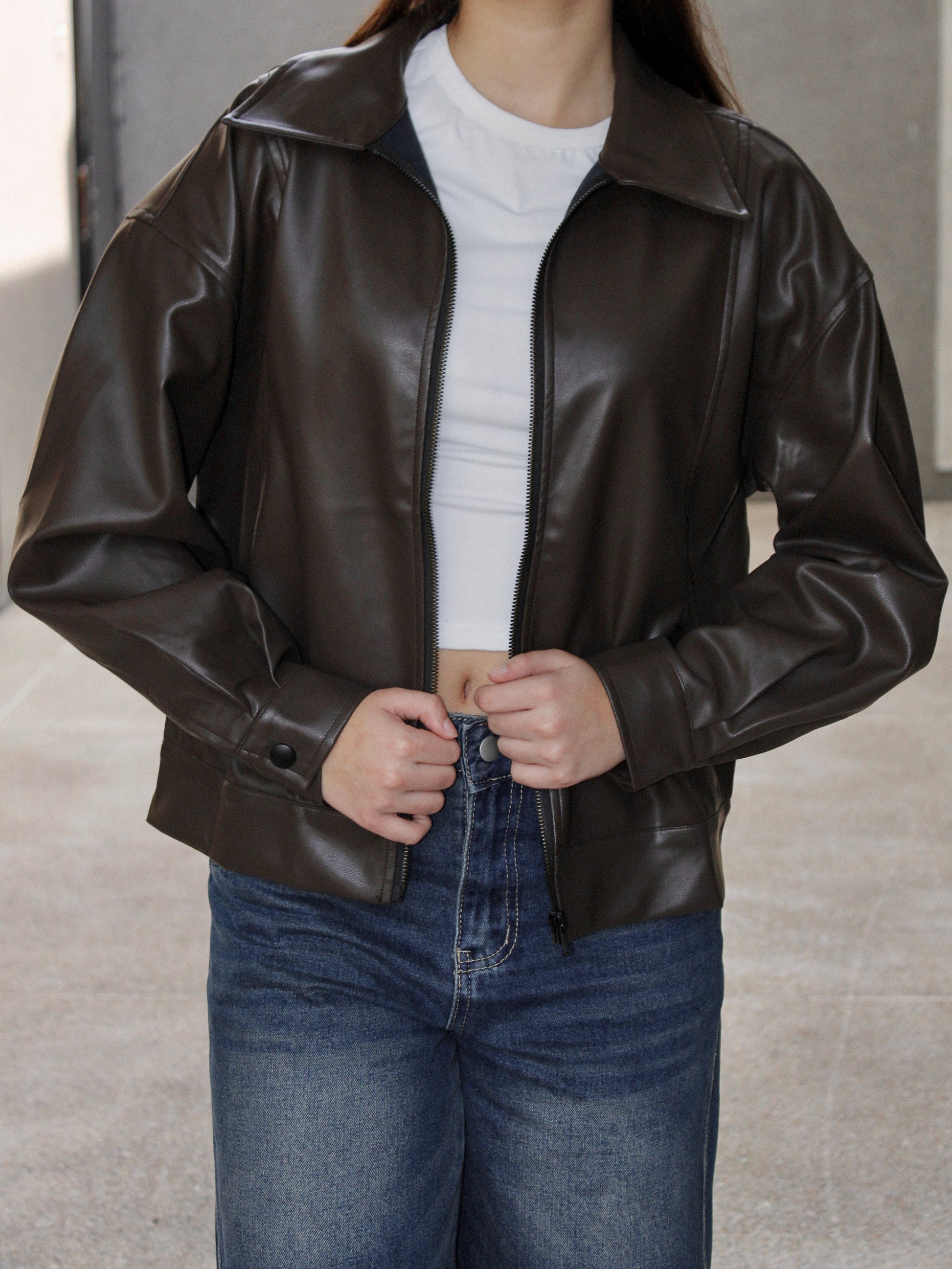Brown Leather Jacket