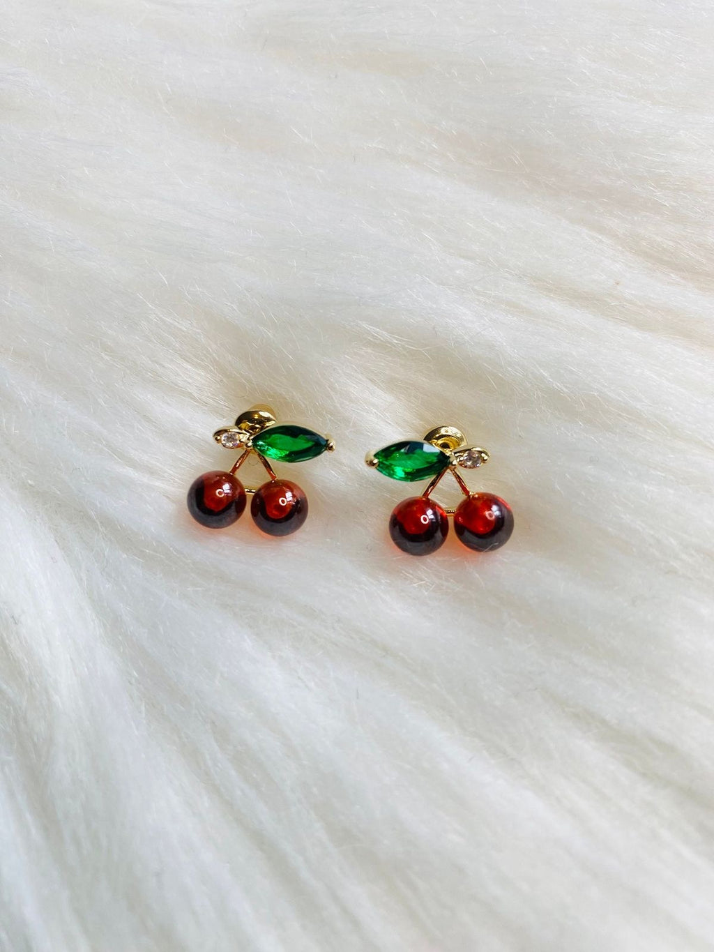 Petite Cherry Earrings