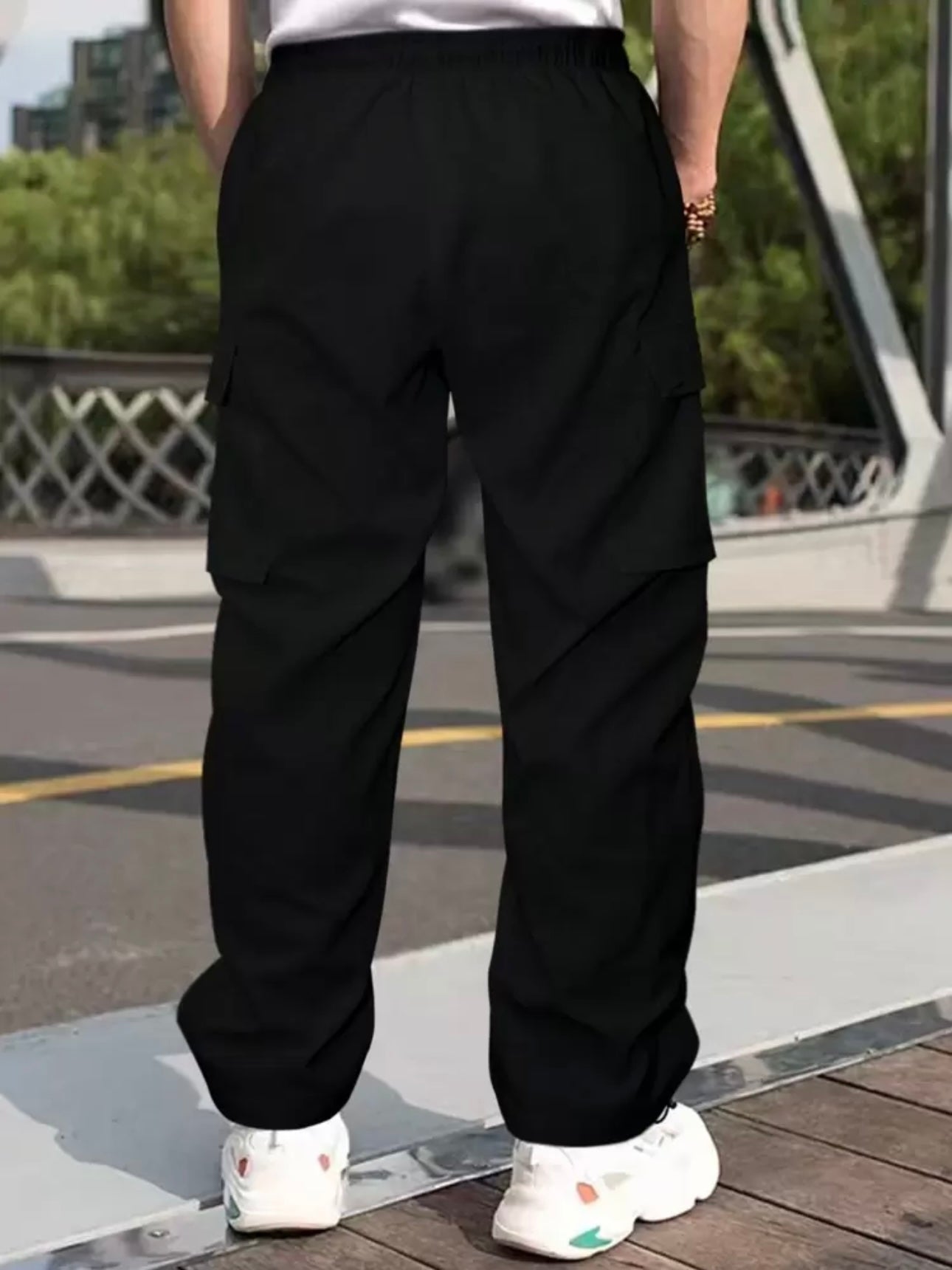 Black Cargo Pants