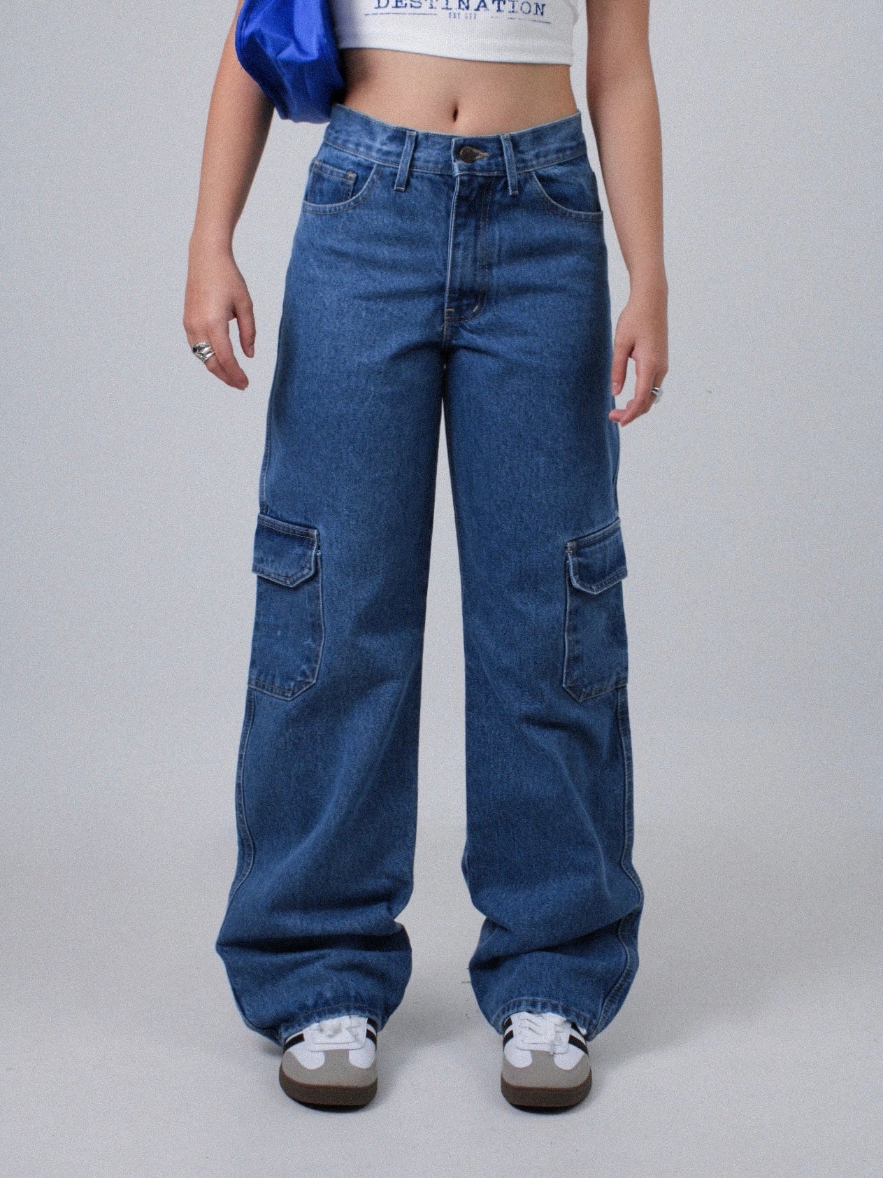 Straight Denim Cargo