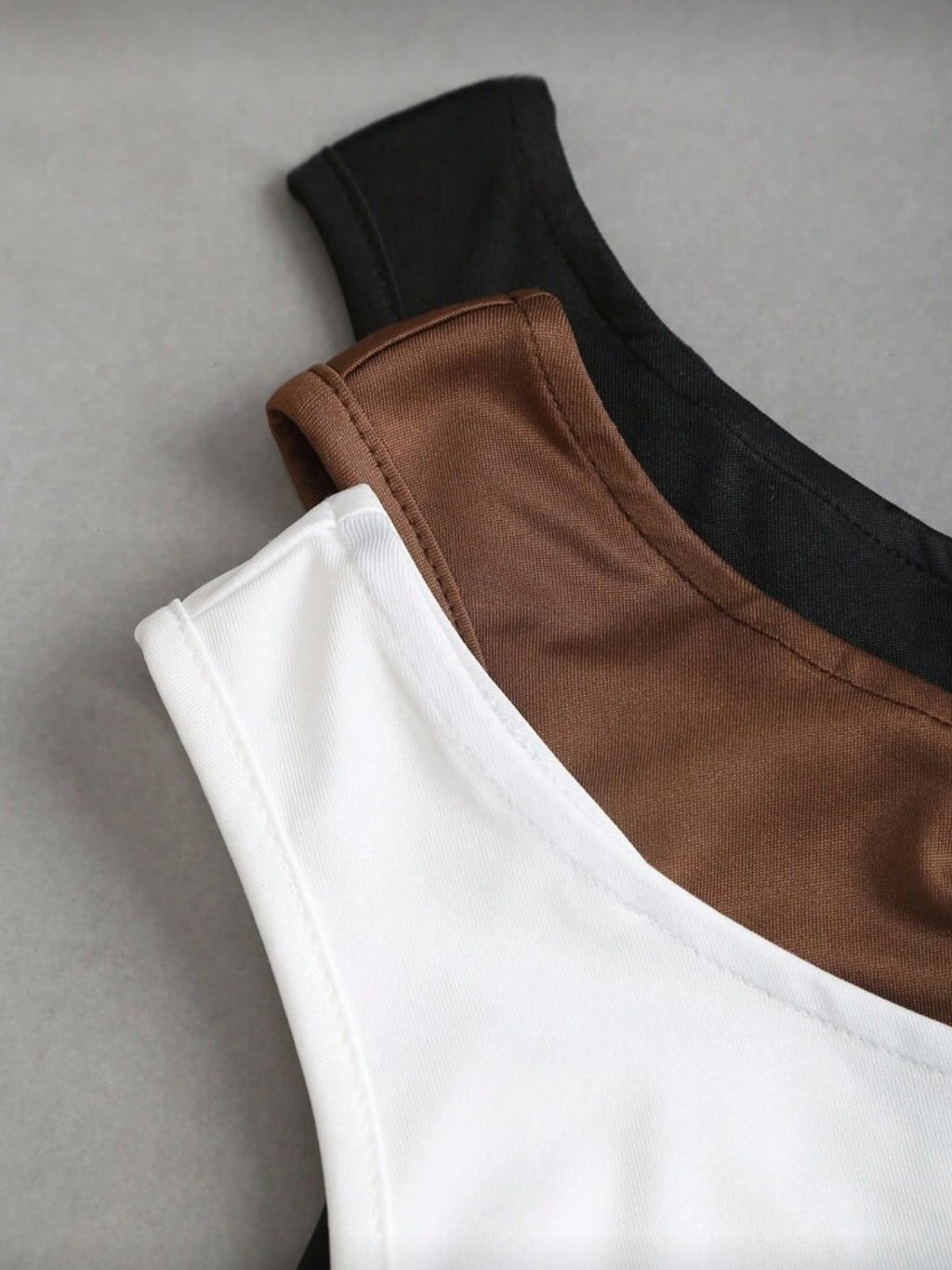 Single Shoulder Brown Top Cod.T131
