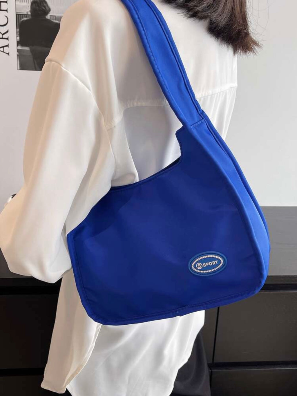 King Blue Baguette Bag