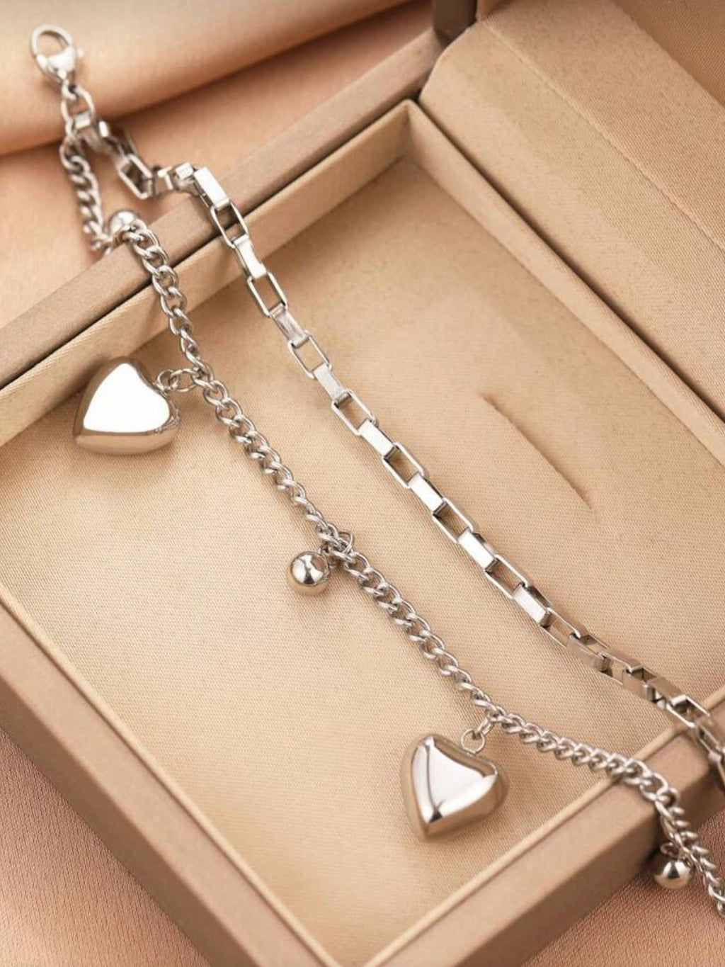 Heart Charms Bracelet
