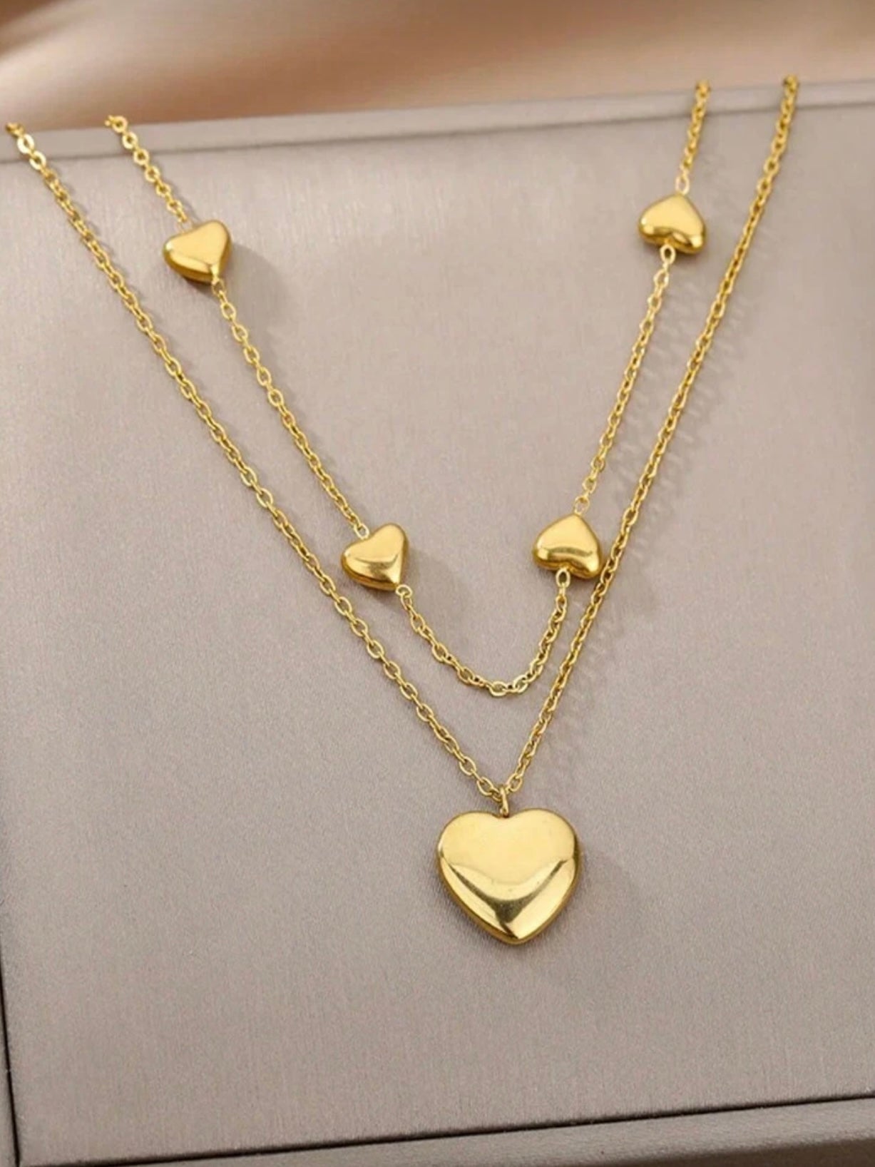 Heart Necklace Set
