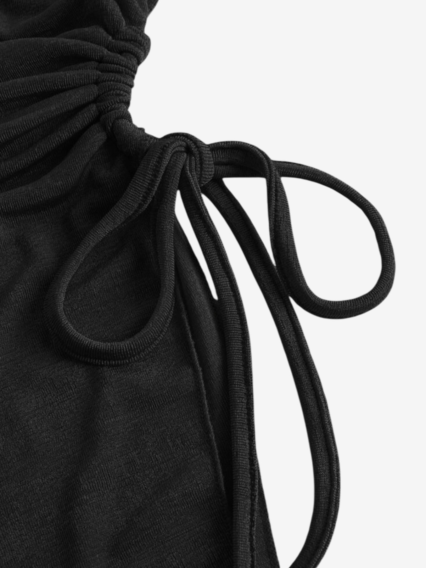 Black Strapless Top
