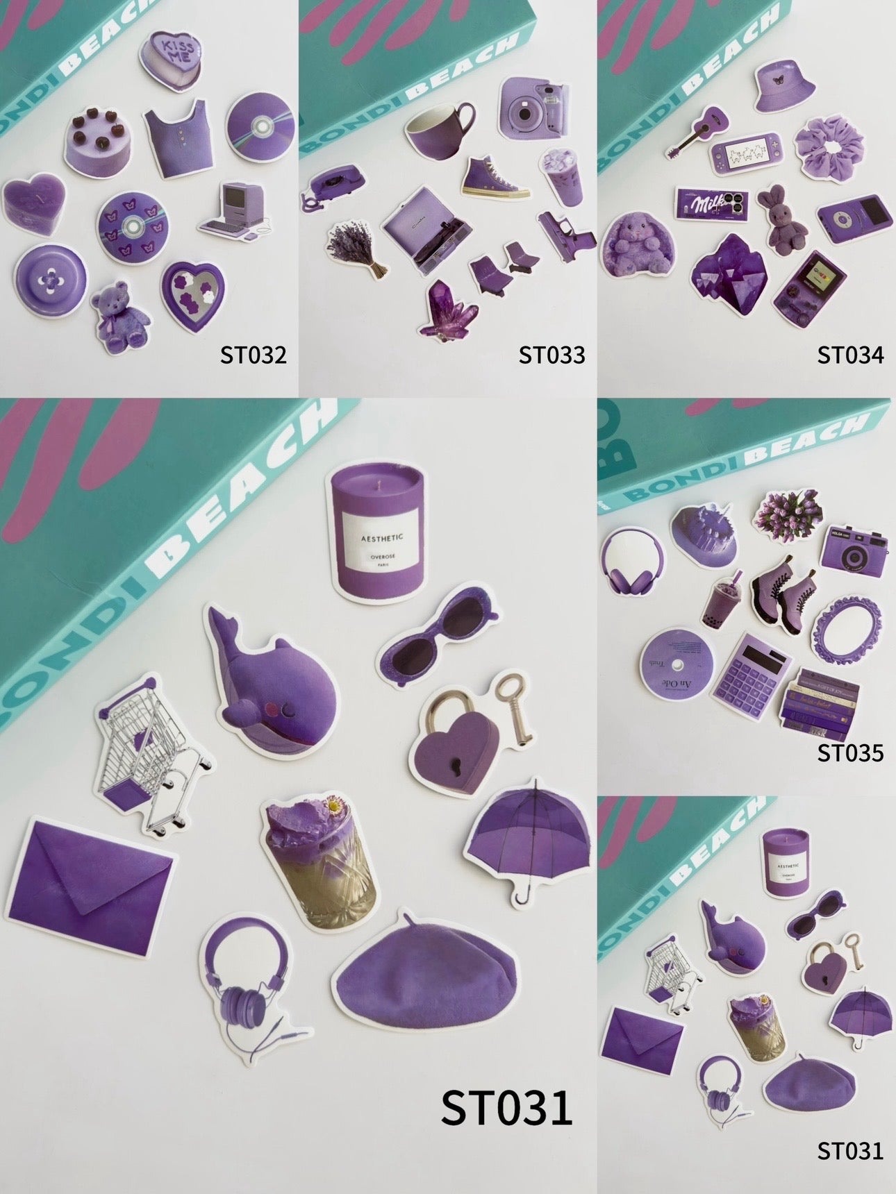 Purple Dream Aesthetic Stickers