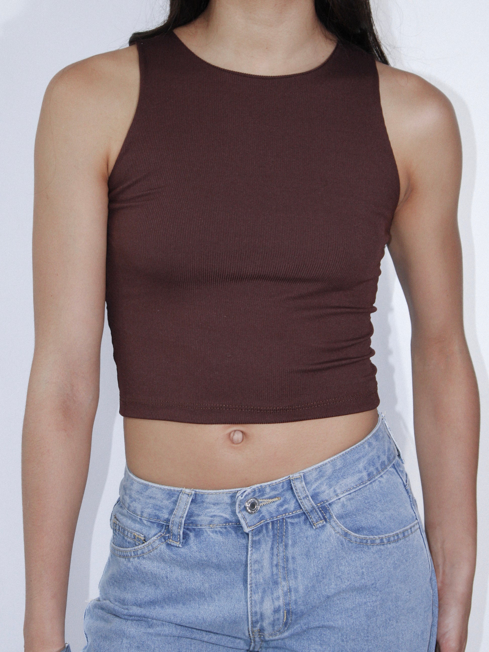 Brown Tank Top