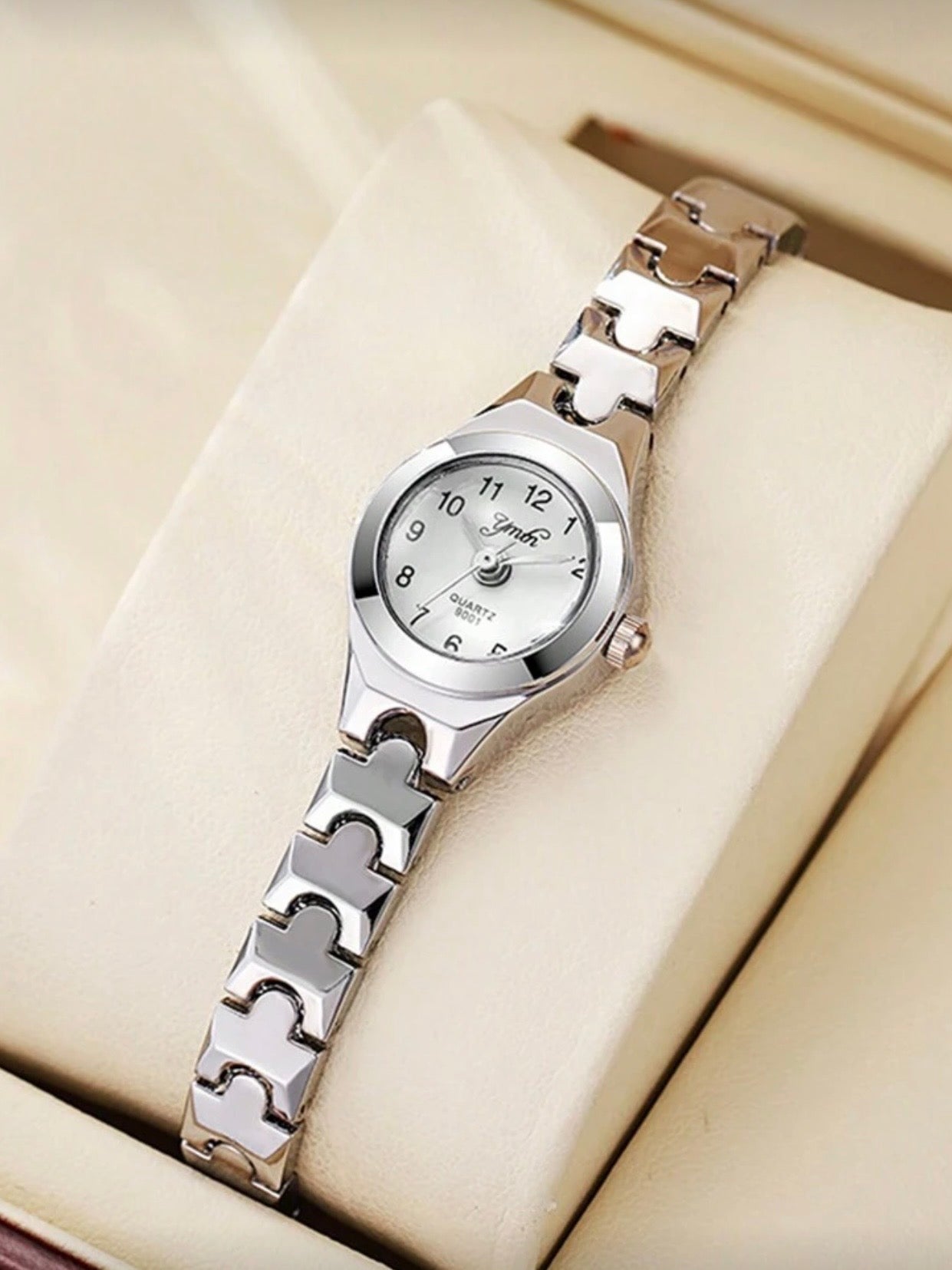 Silver Link Bracelet Watch