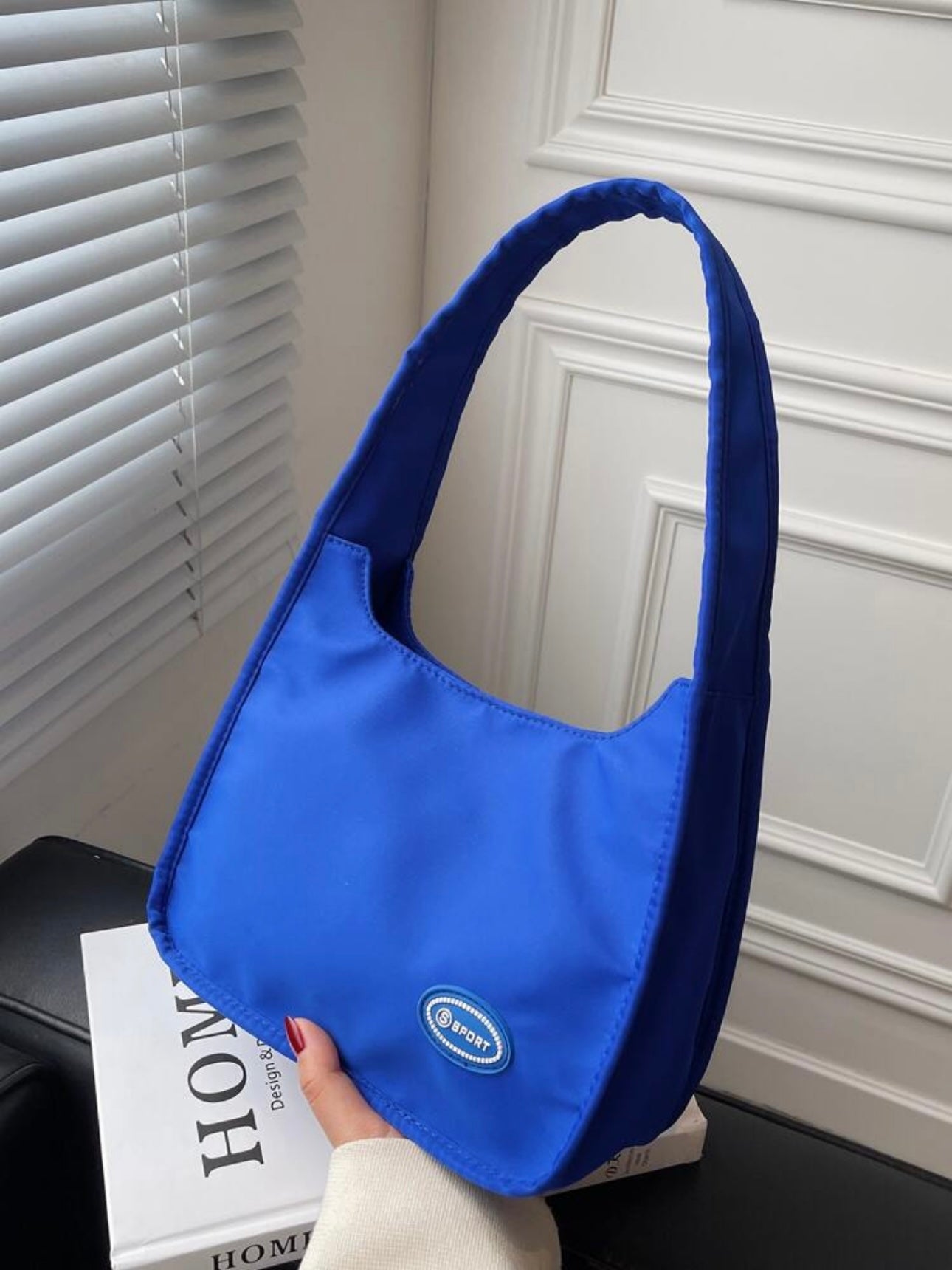 King Blue Baguette Bag