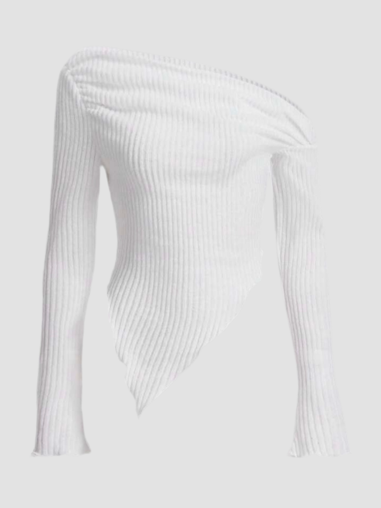 White Asymmetrical Top
