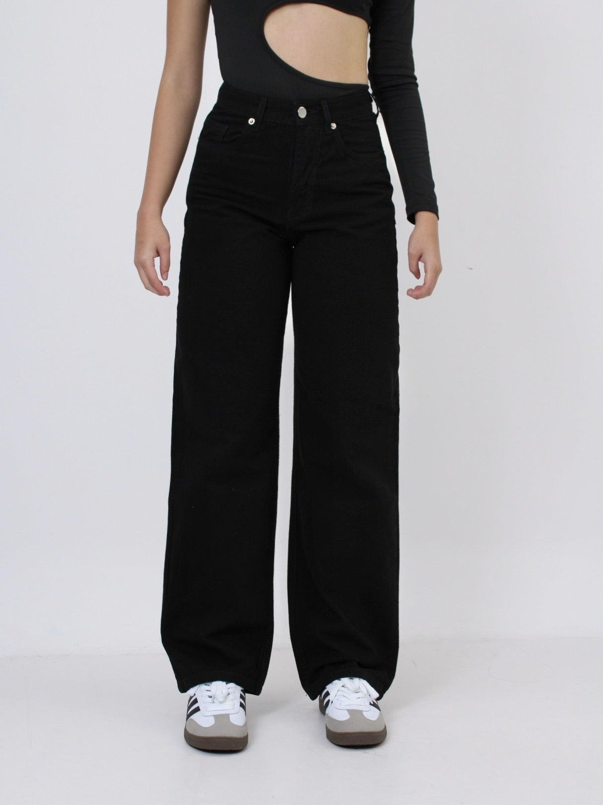 Black Straight Jeans