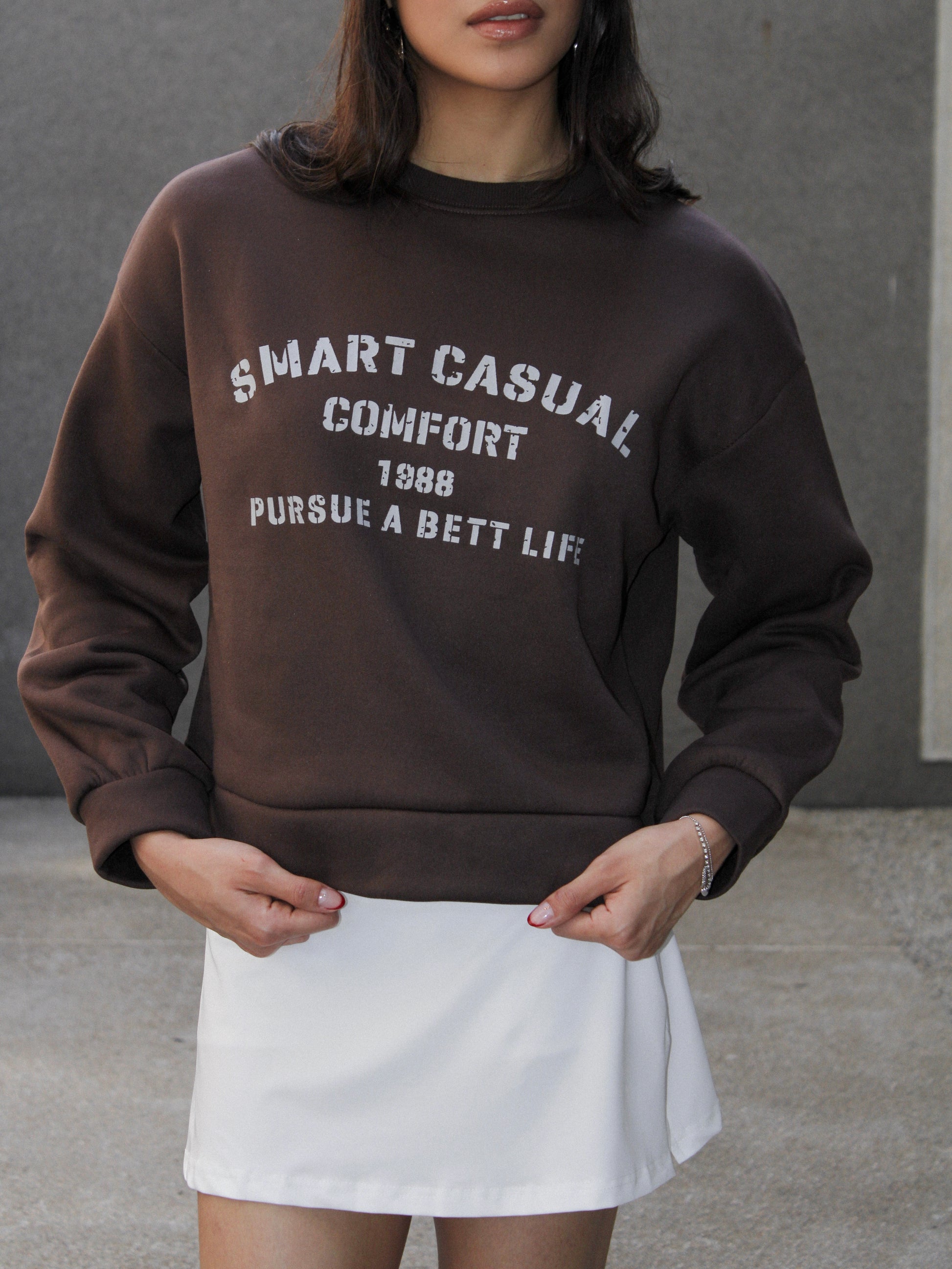 Brown Boxy Sweater