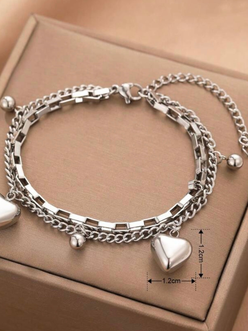 Heart Charms Bracelet