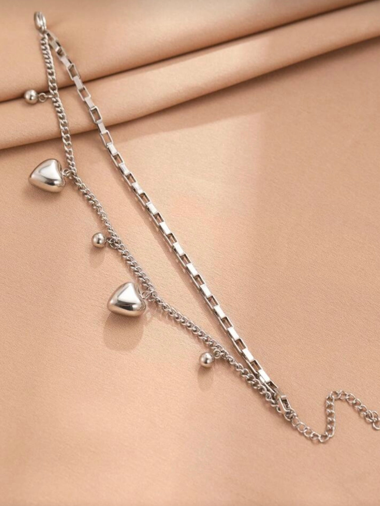 Heart Charms Bracelet