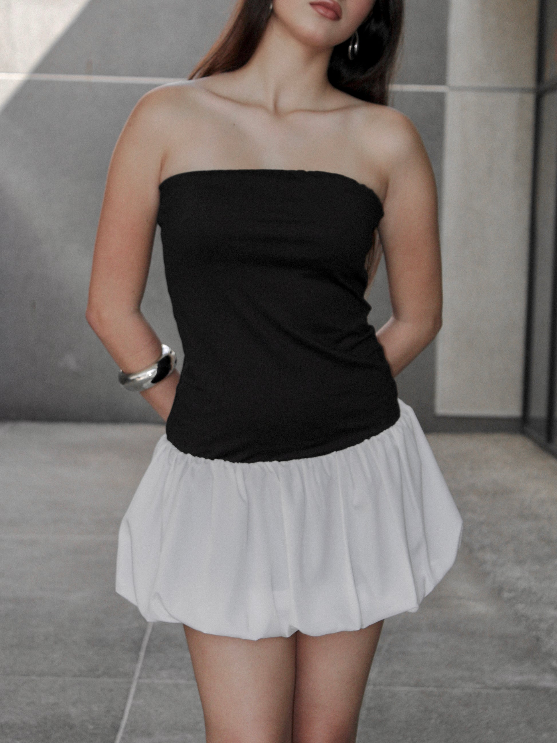 Black and White Dress