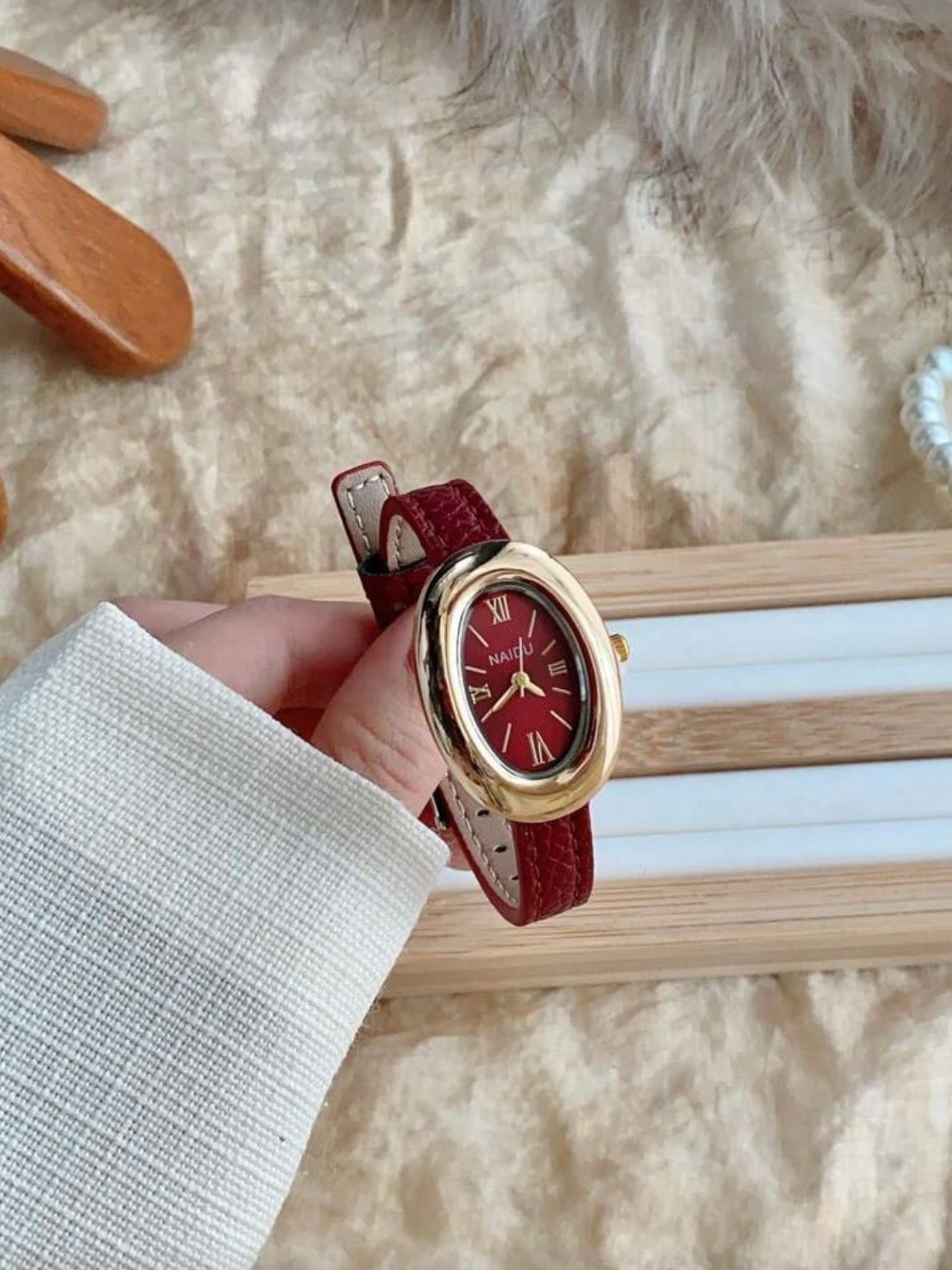 Royal Crimson Oval Watch