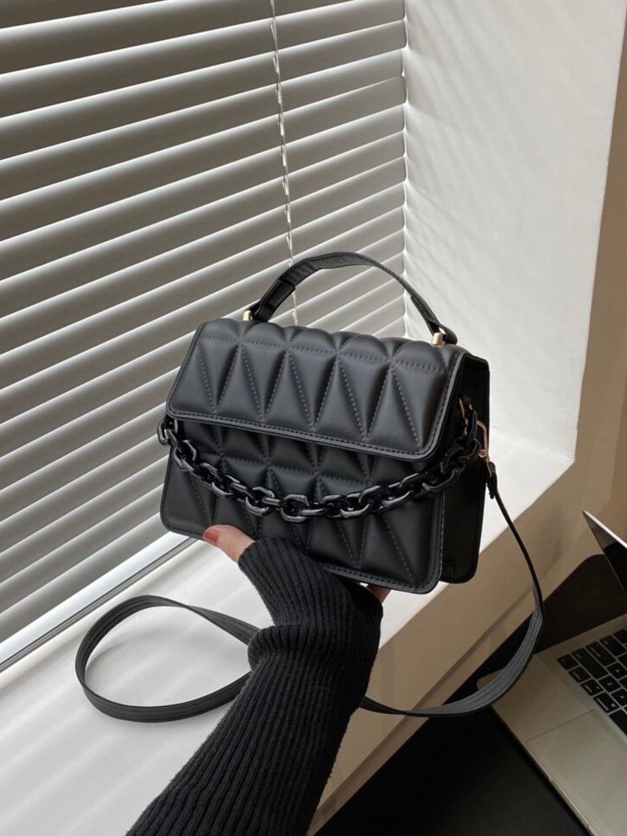 Black Bandolera Bag