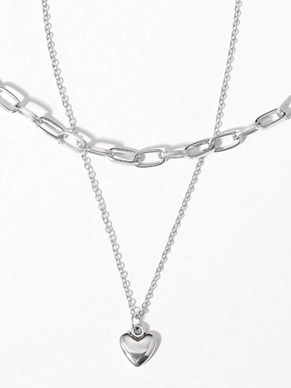 Heart Necklace Set