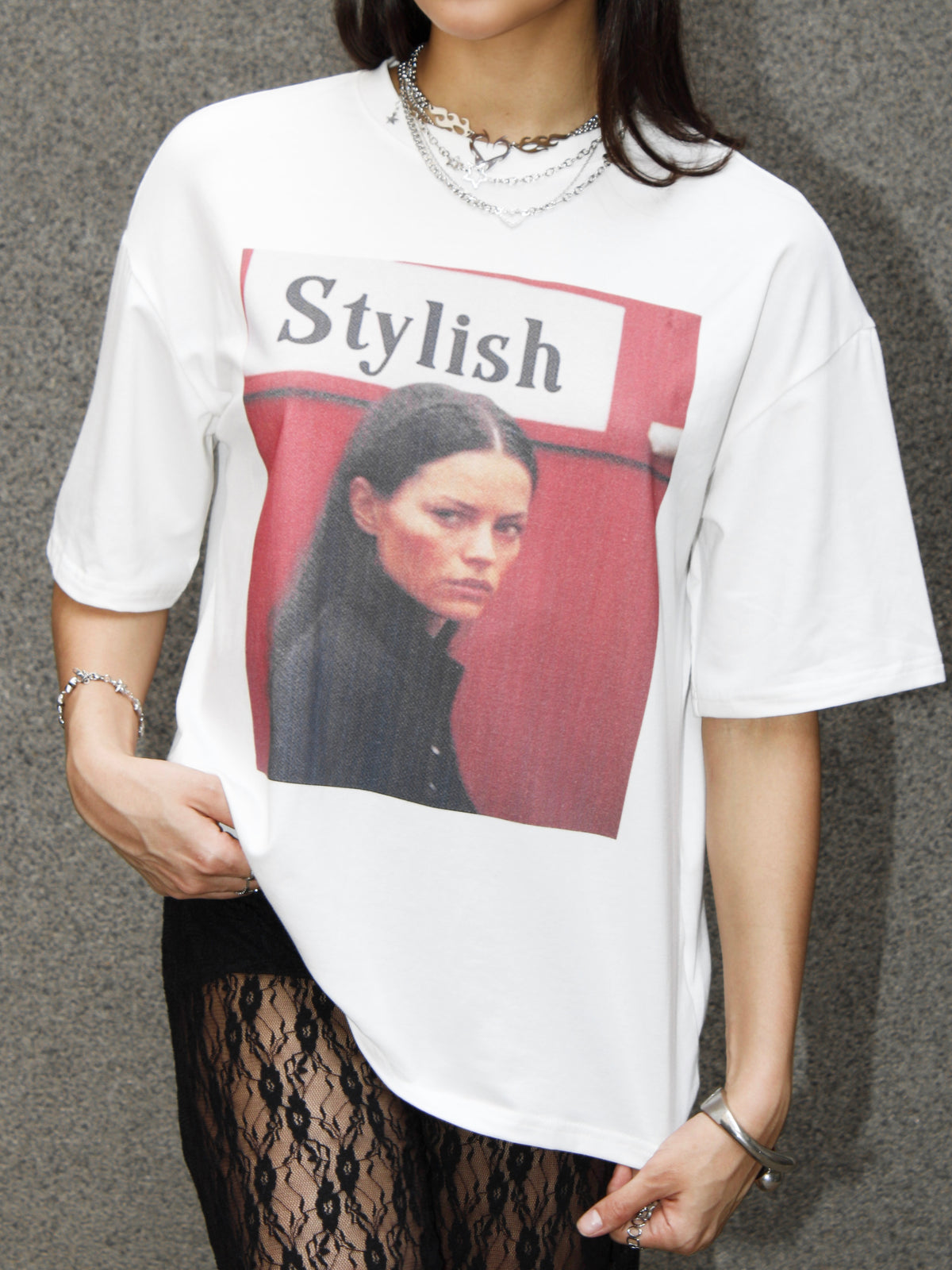 White Oversize Tee Cod.OV28