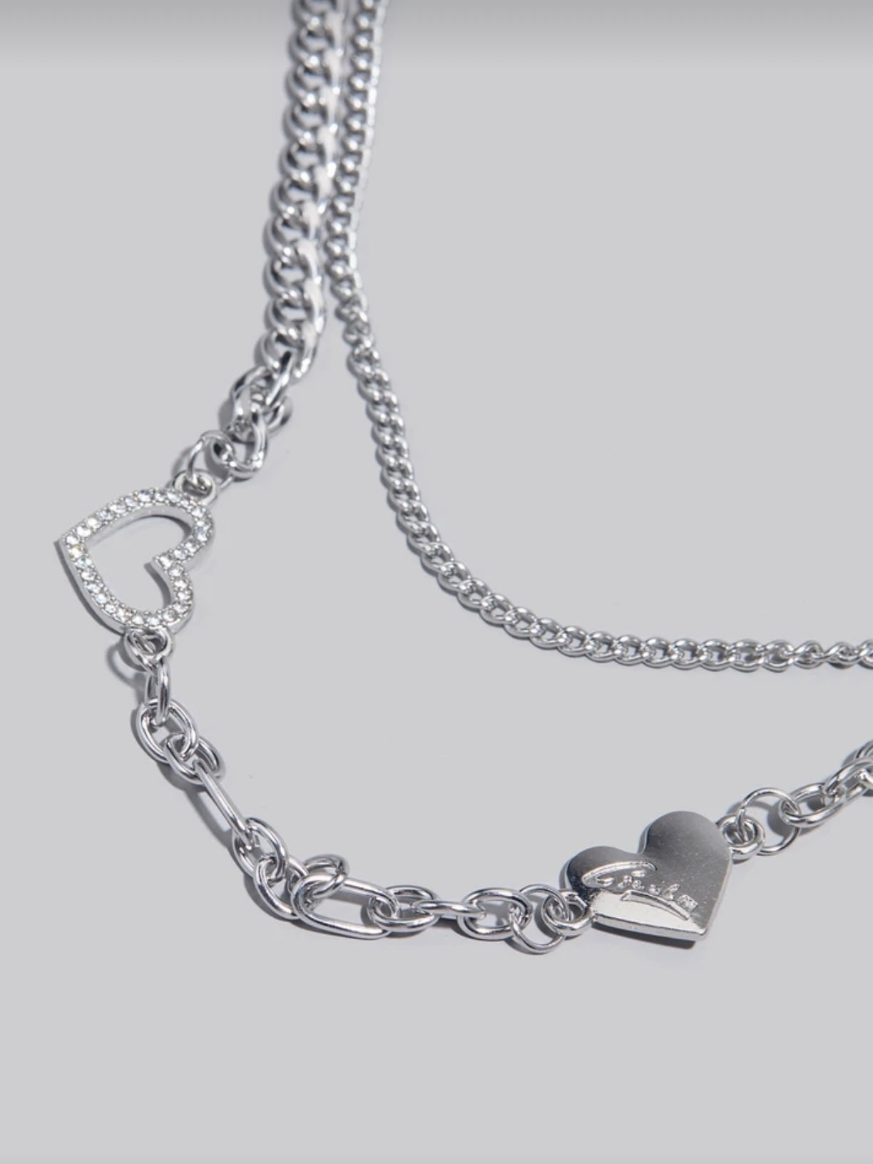 Heart Necklace Set