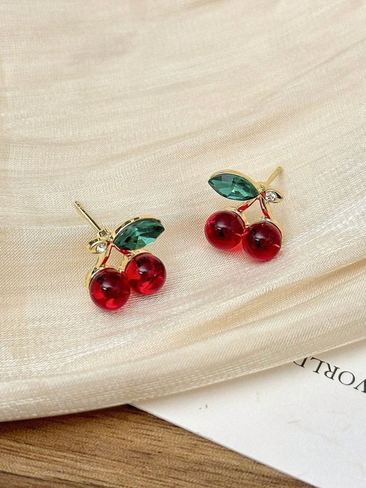 Petite Cherry Earrings