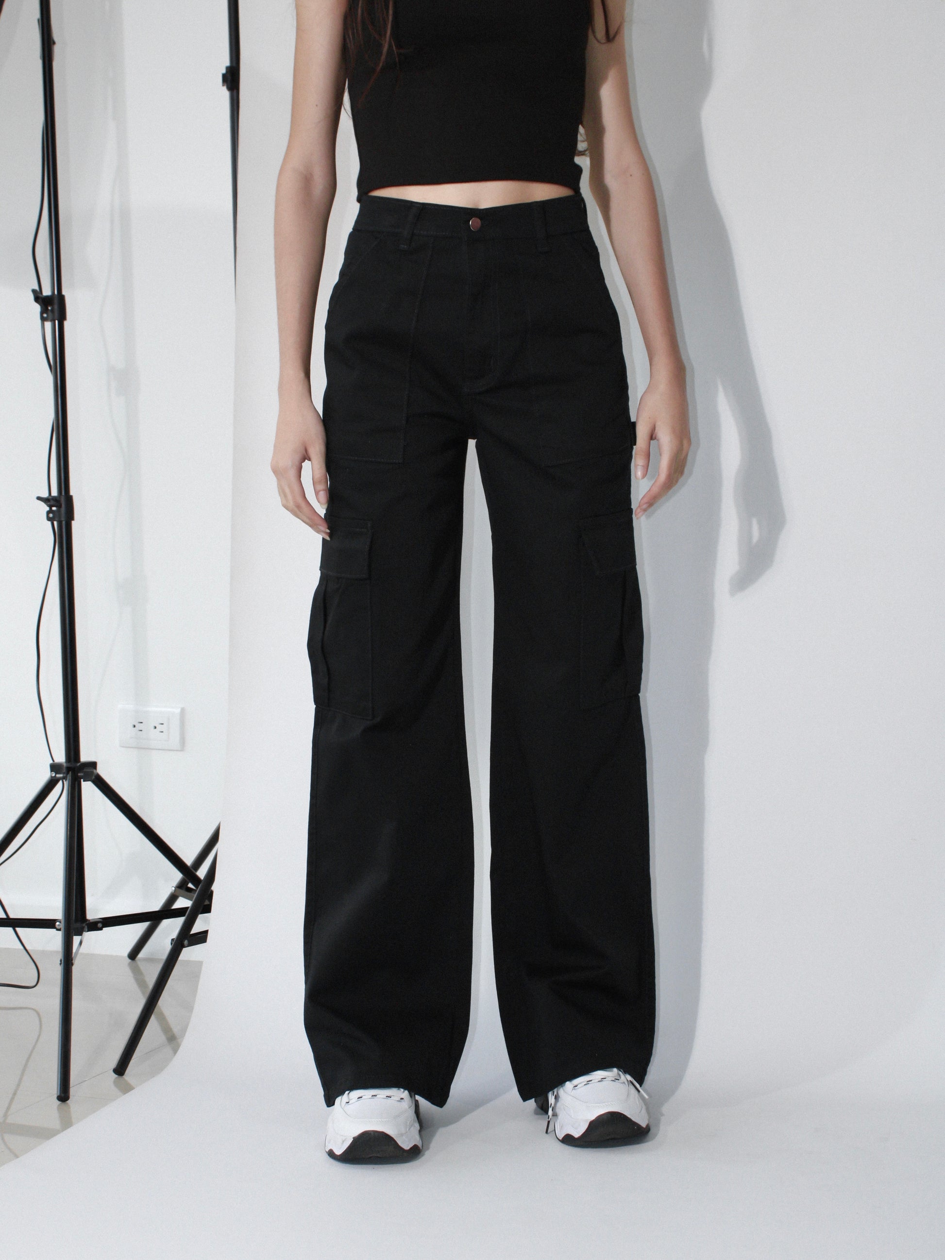 Black Cargo Pants