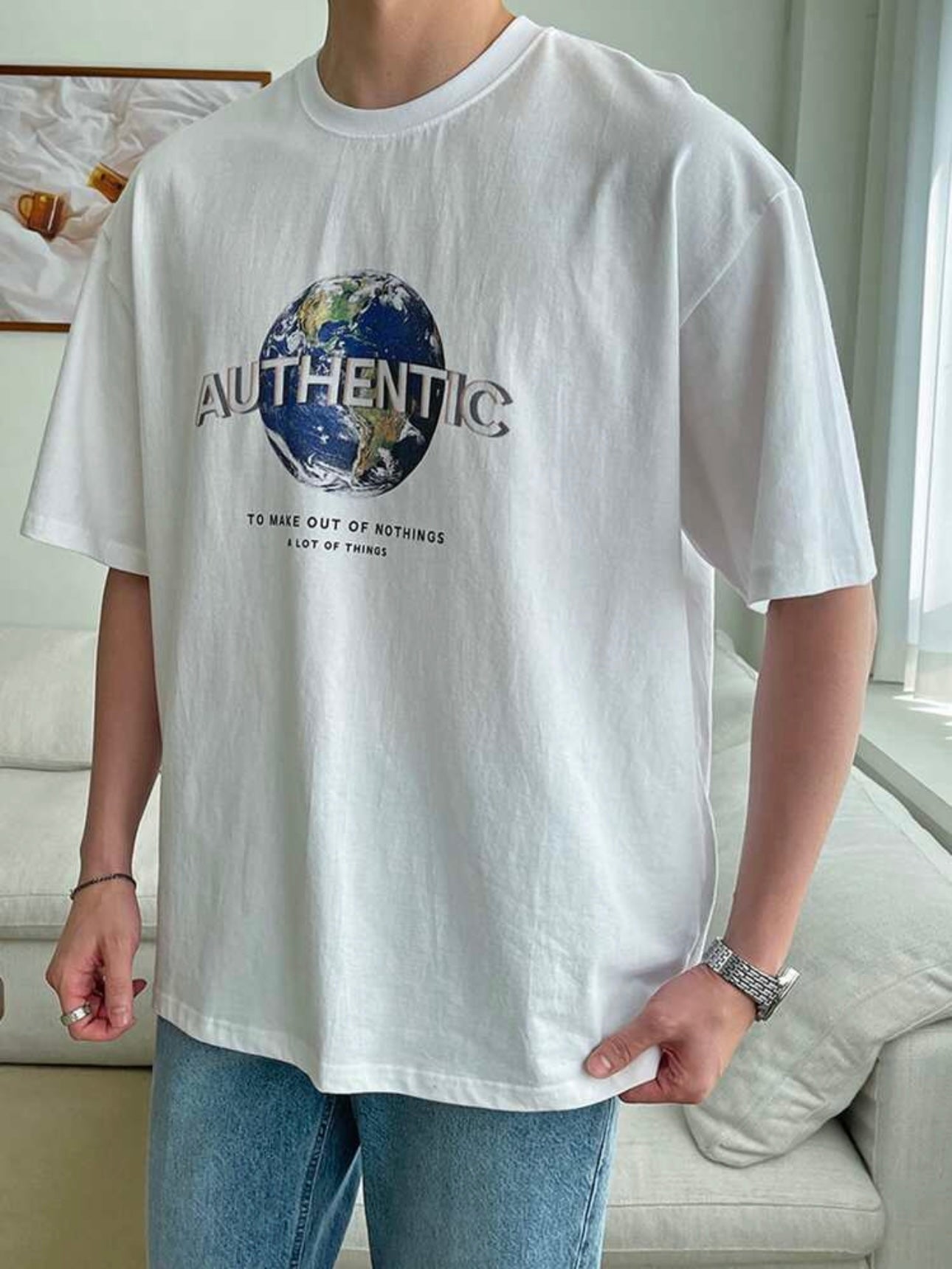 White Graphic T-Shirt