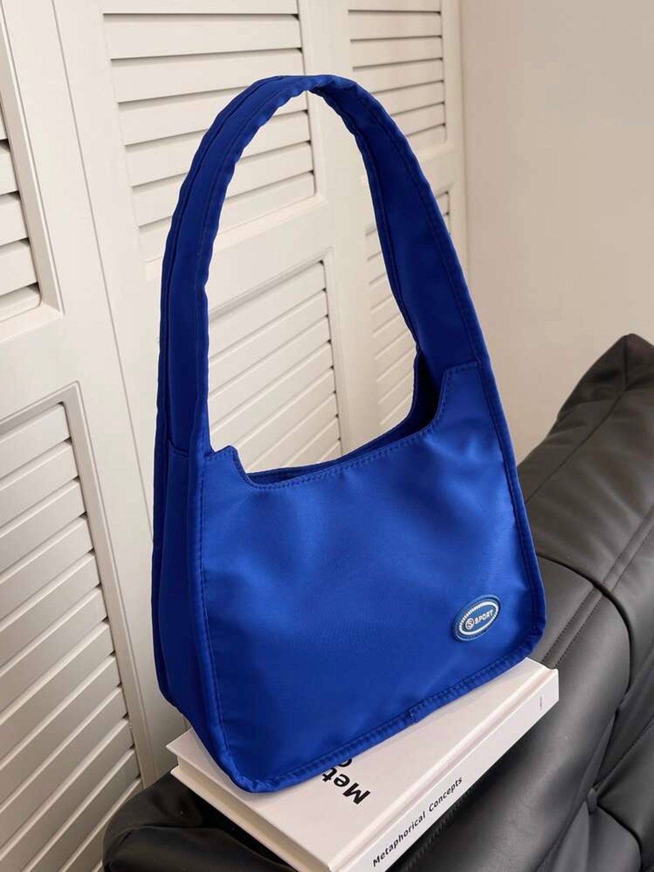 King Blue Baguette Bag