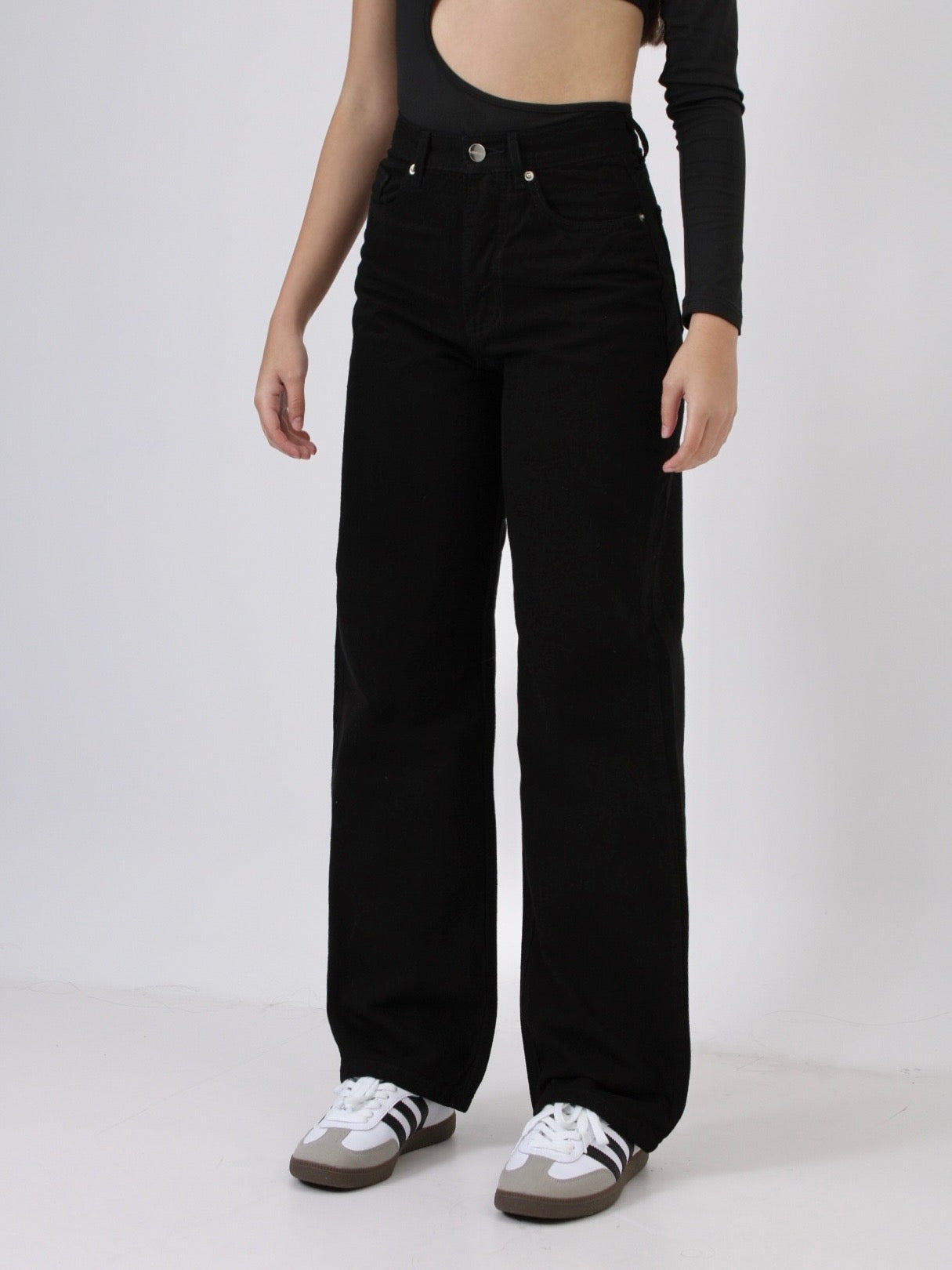 Black Straight Jeans