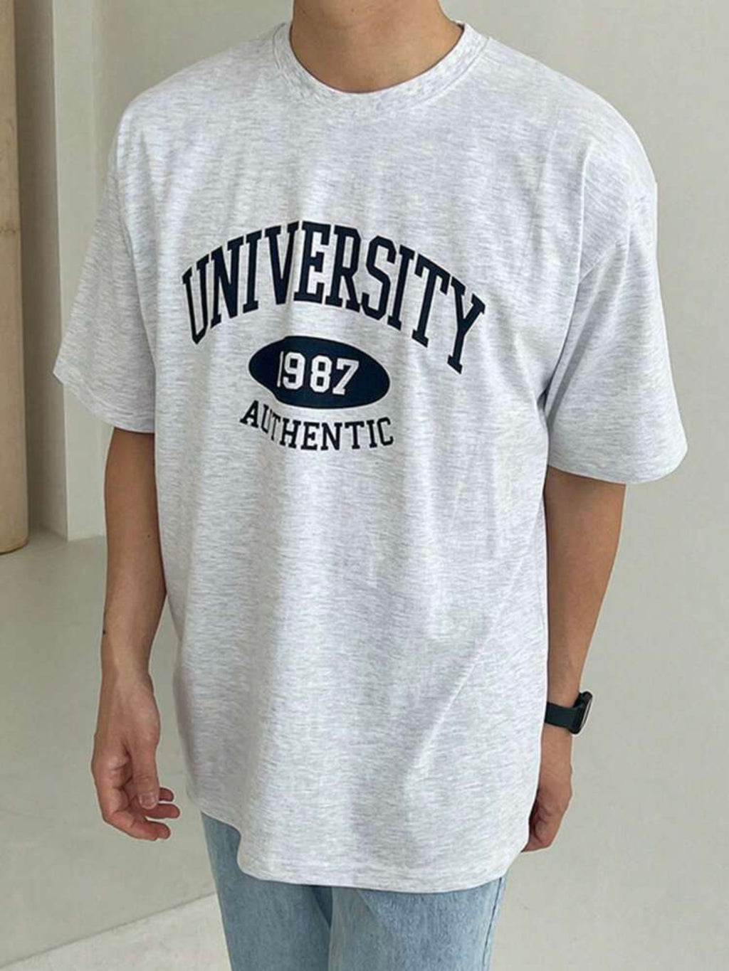 Gray Graphic T-Shirt