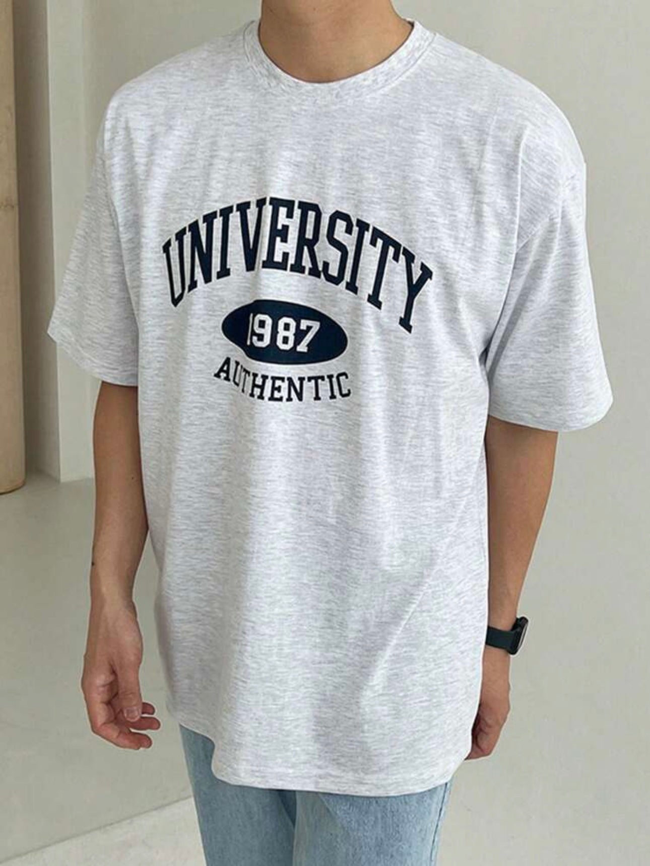 Gray Graphic T-Shirt