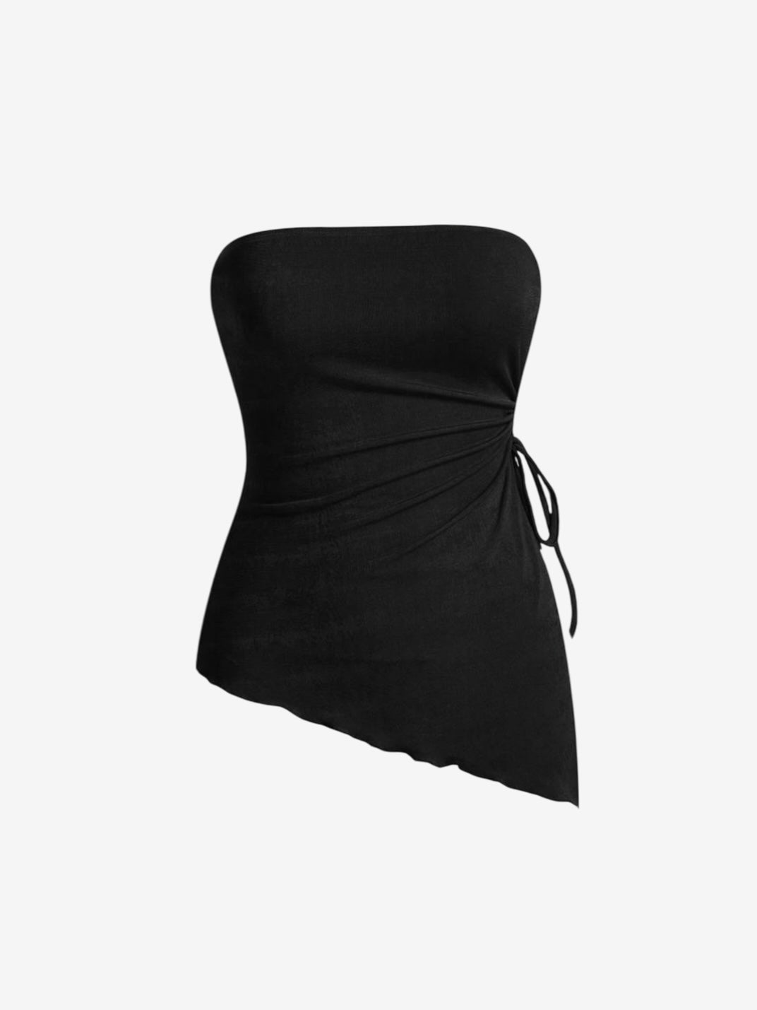 Black Strapless Top
