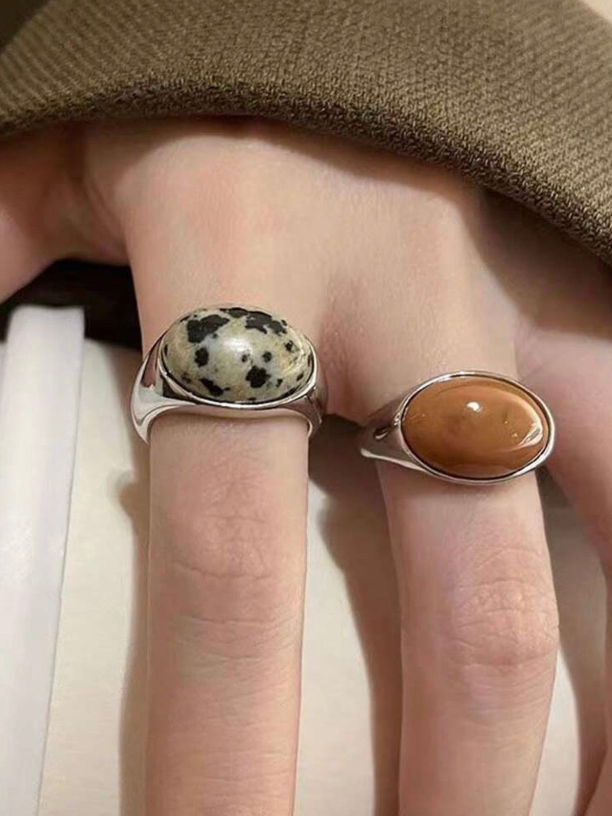 Gemstone Hippy Ring