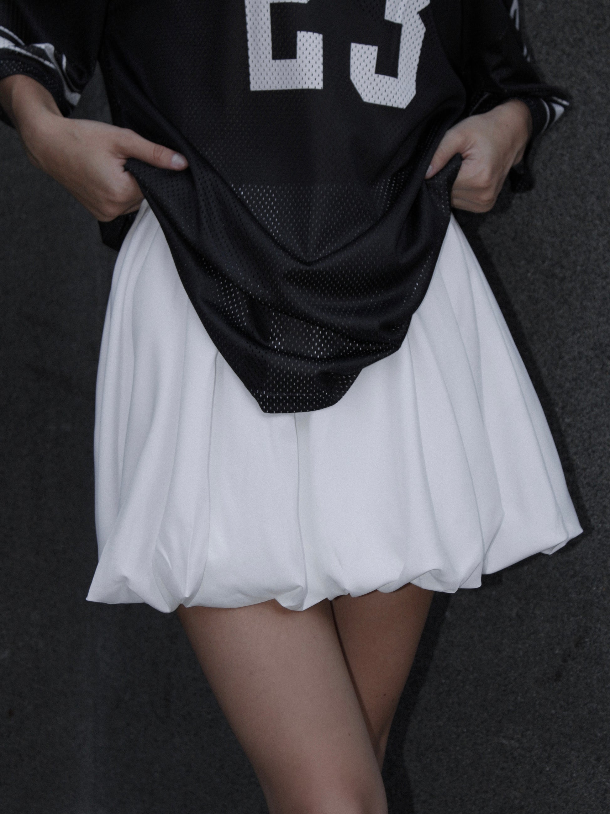 Falda Globo Blanca