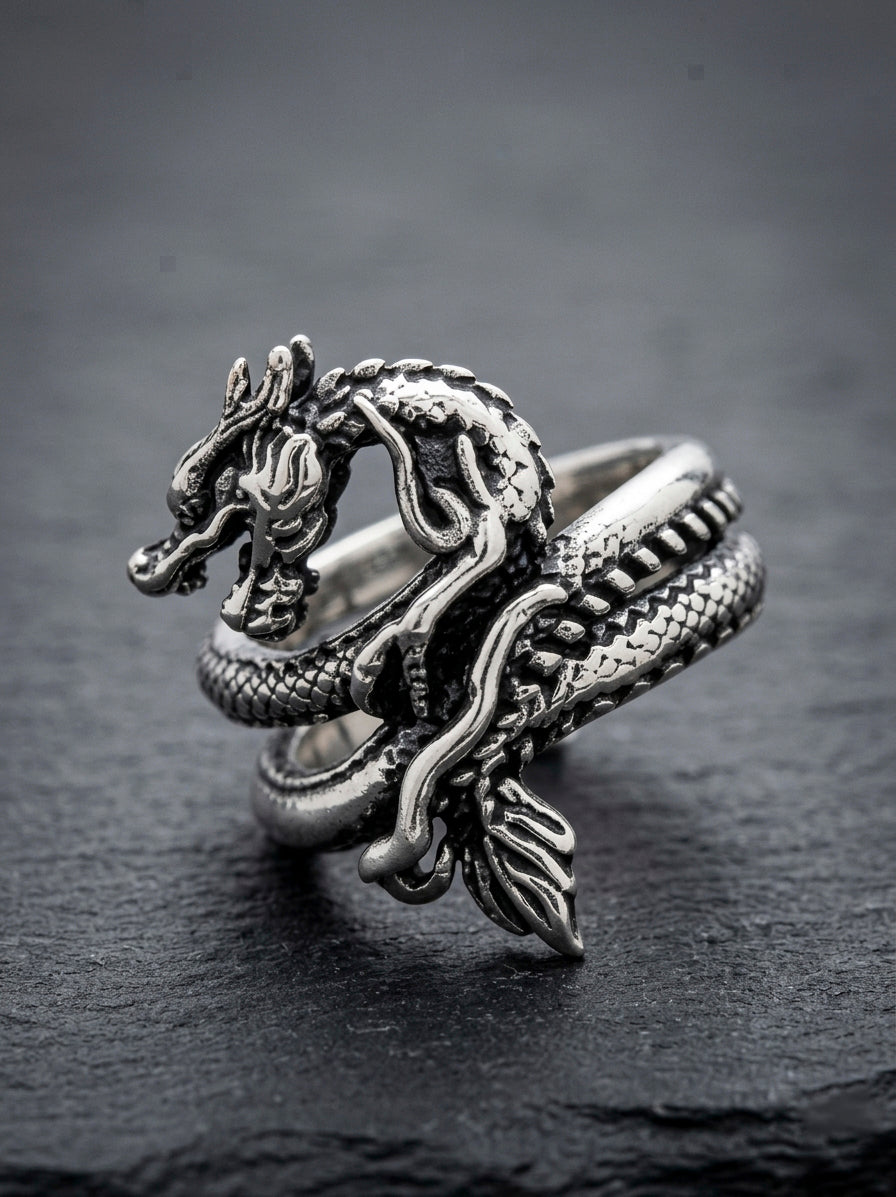 Anillo Dragon Wrap