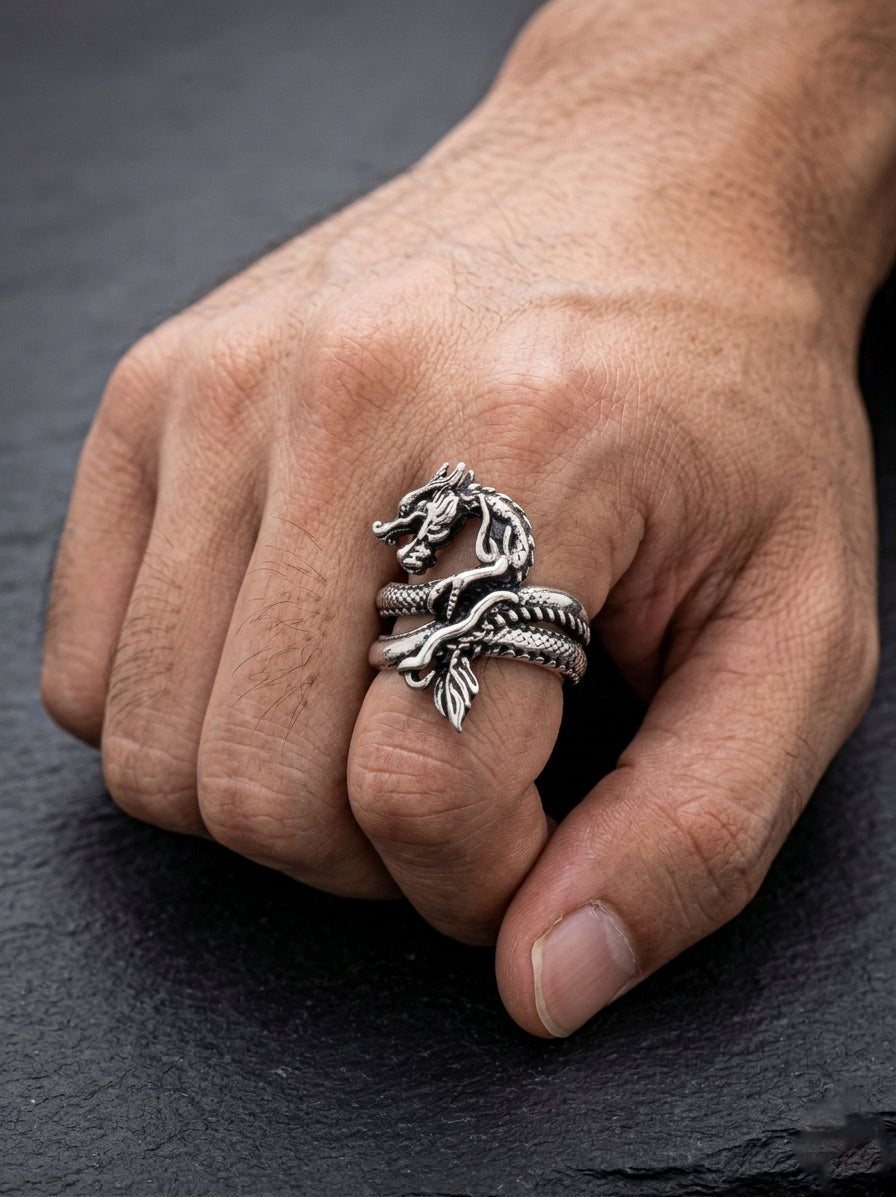 Anillo Dragon Wrap
