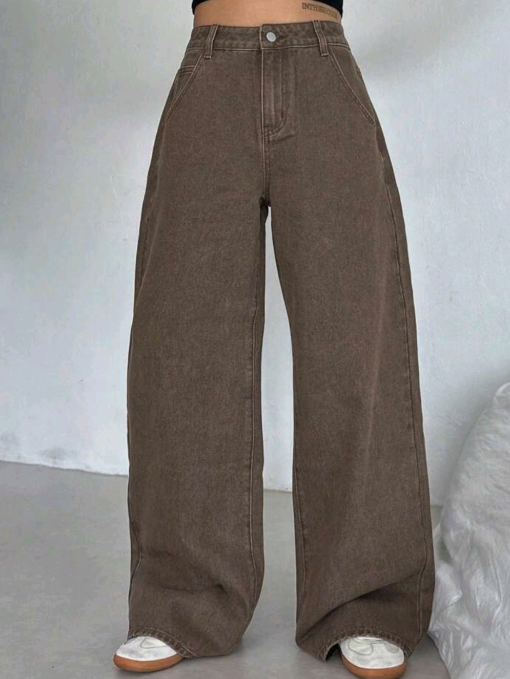Brown Wideleg Jeans