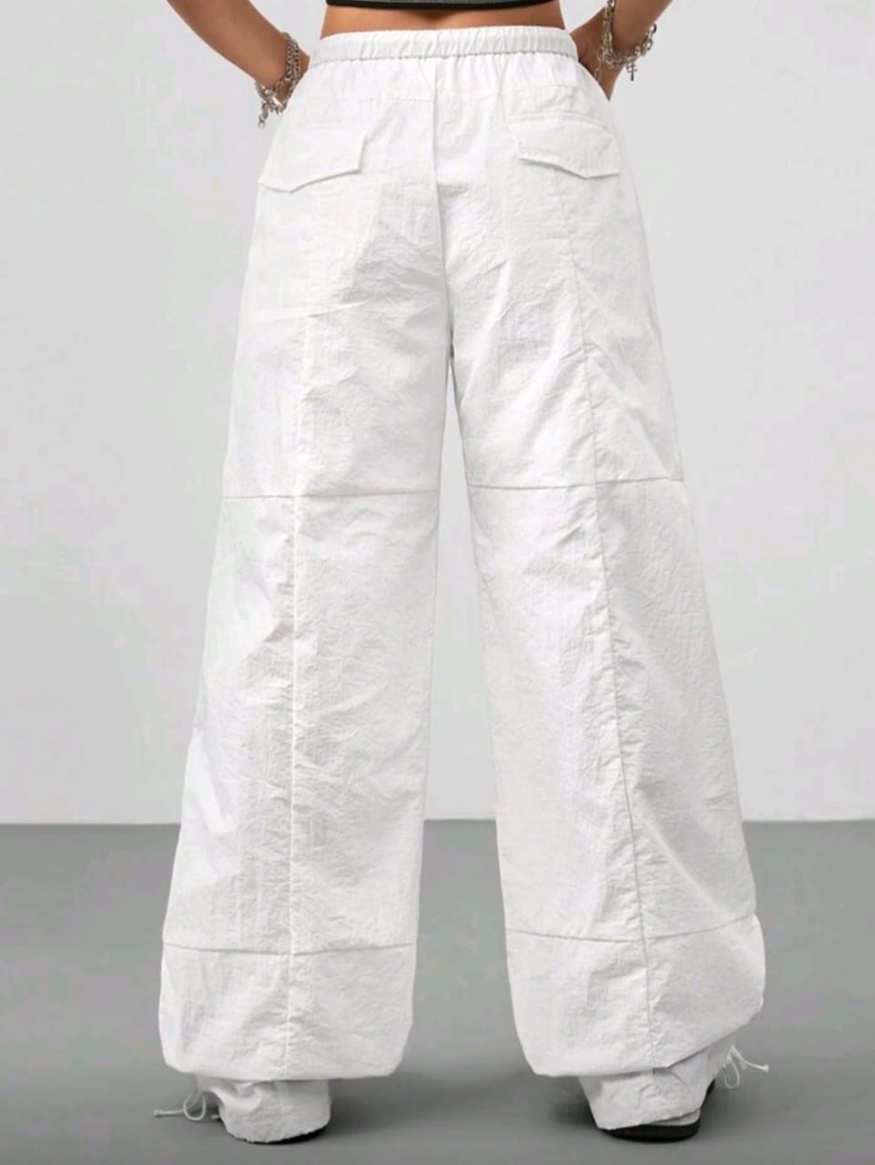White Jogger Pant
