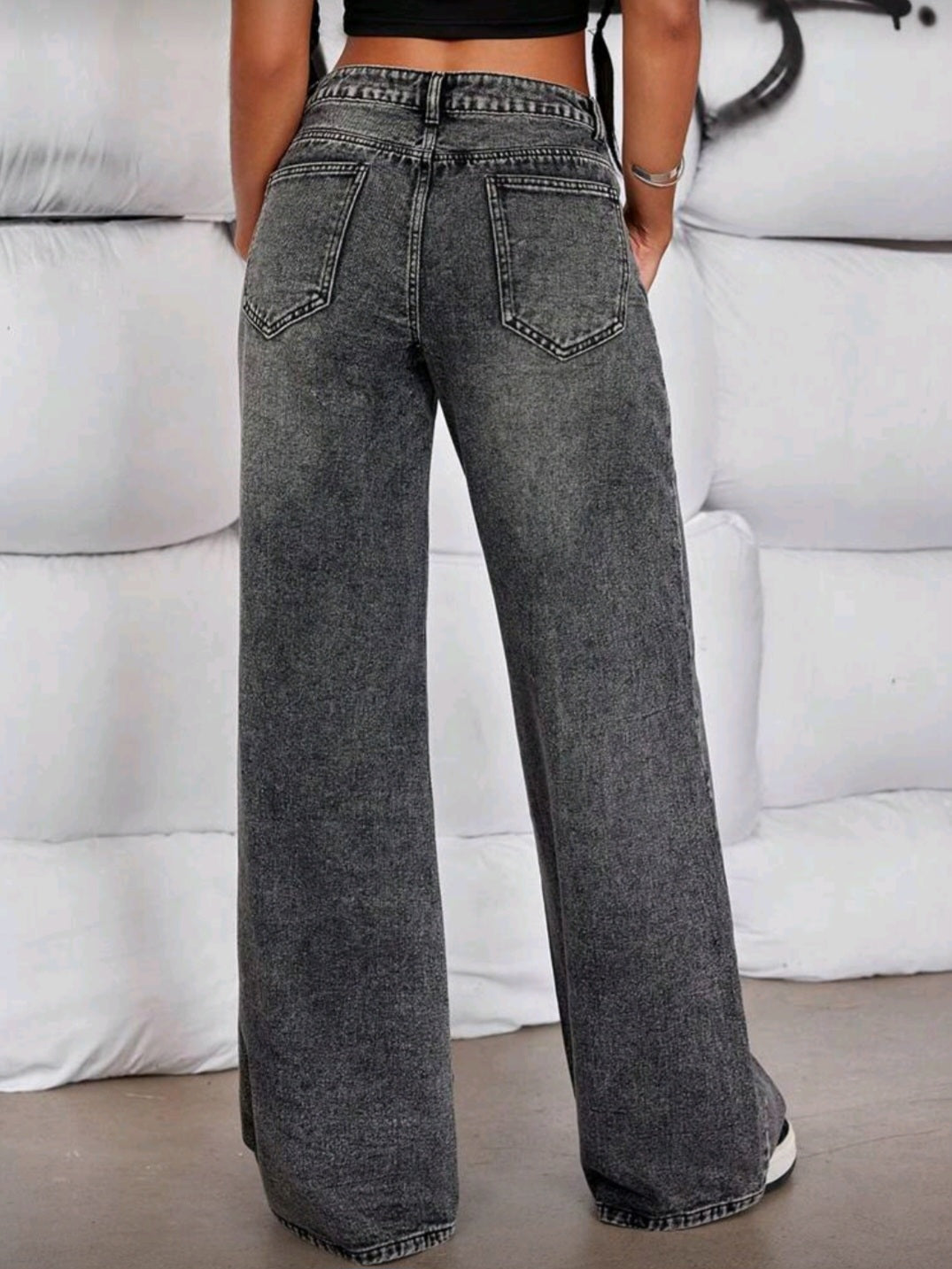 Off-White Low Waist Wideleg Jeans Cod.J32
