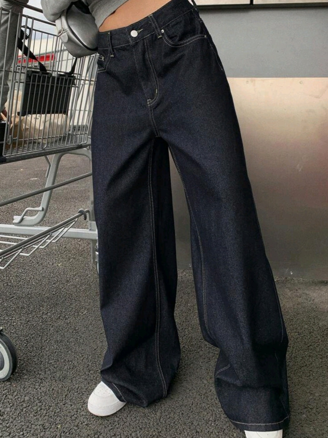 Wideleg Blue Jeans Cod.J39